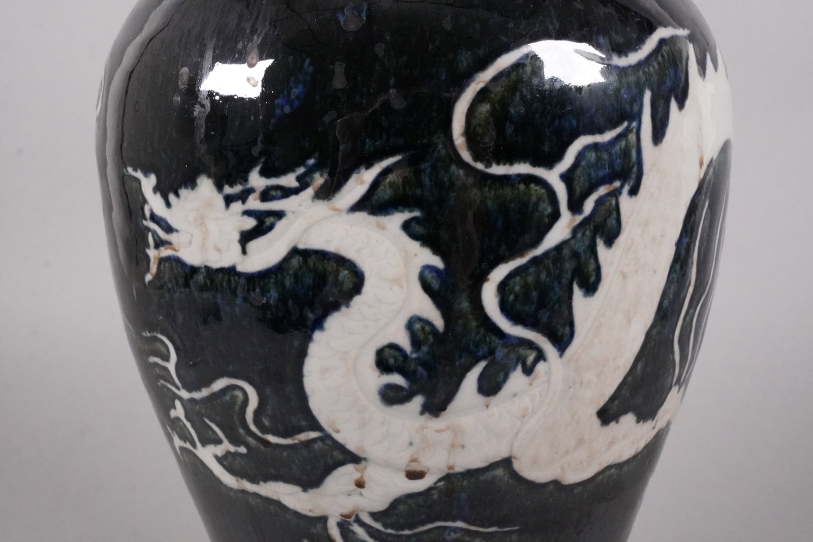 Chinese large dragon vase - 5