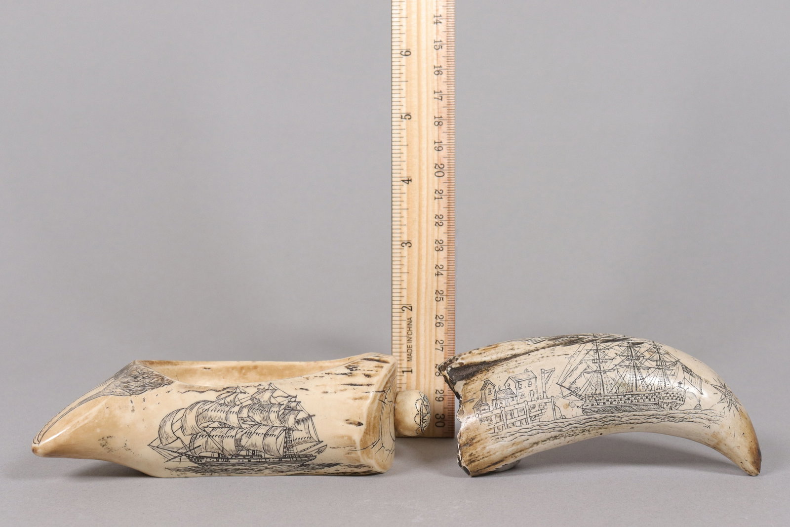 2 estate fine carved items: 2 estate fine carved items. All sales are final, no return.
