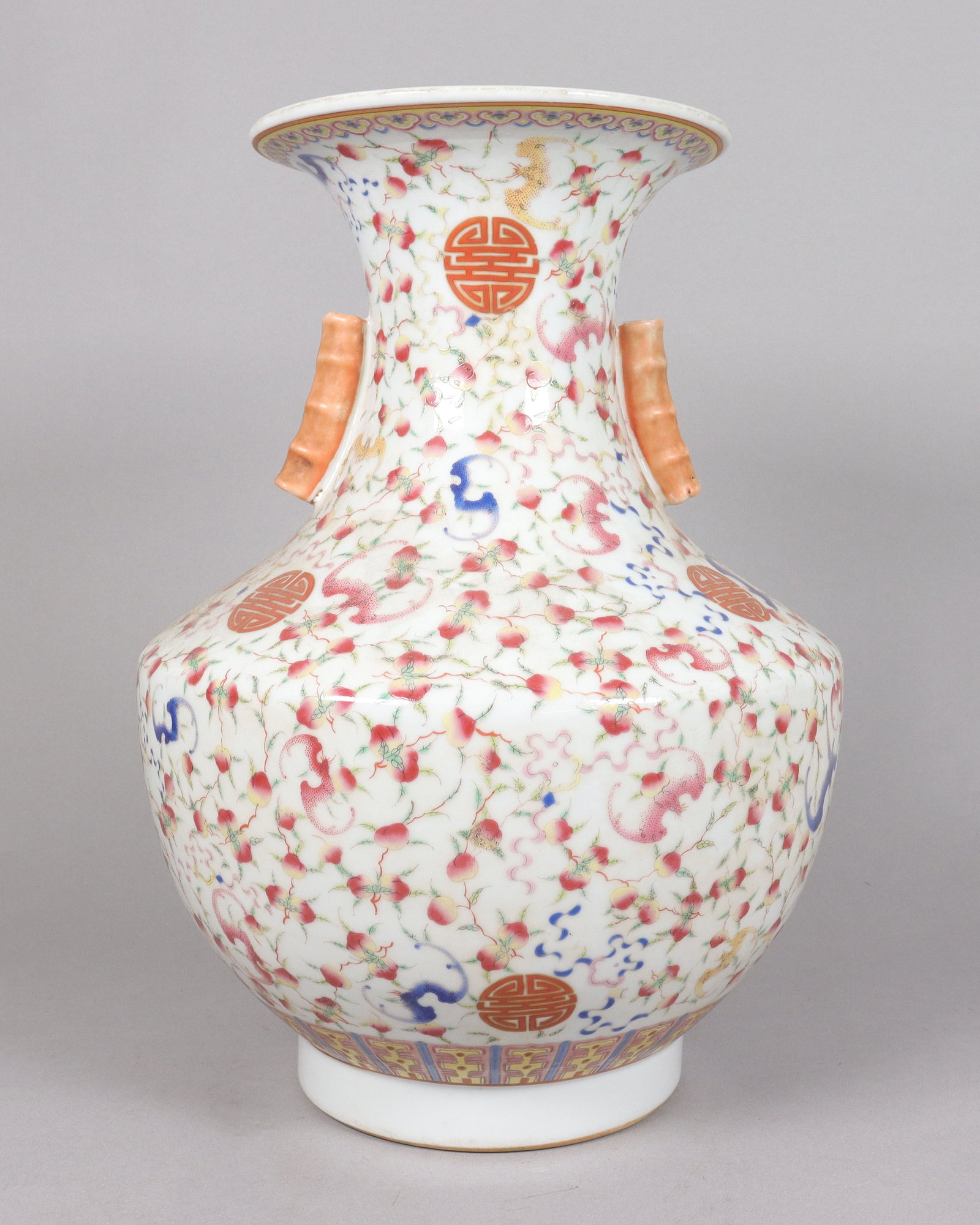 Chinese large handled vase (1 of 7)
