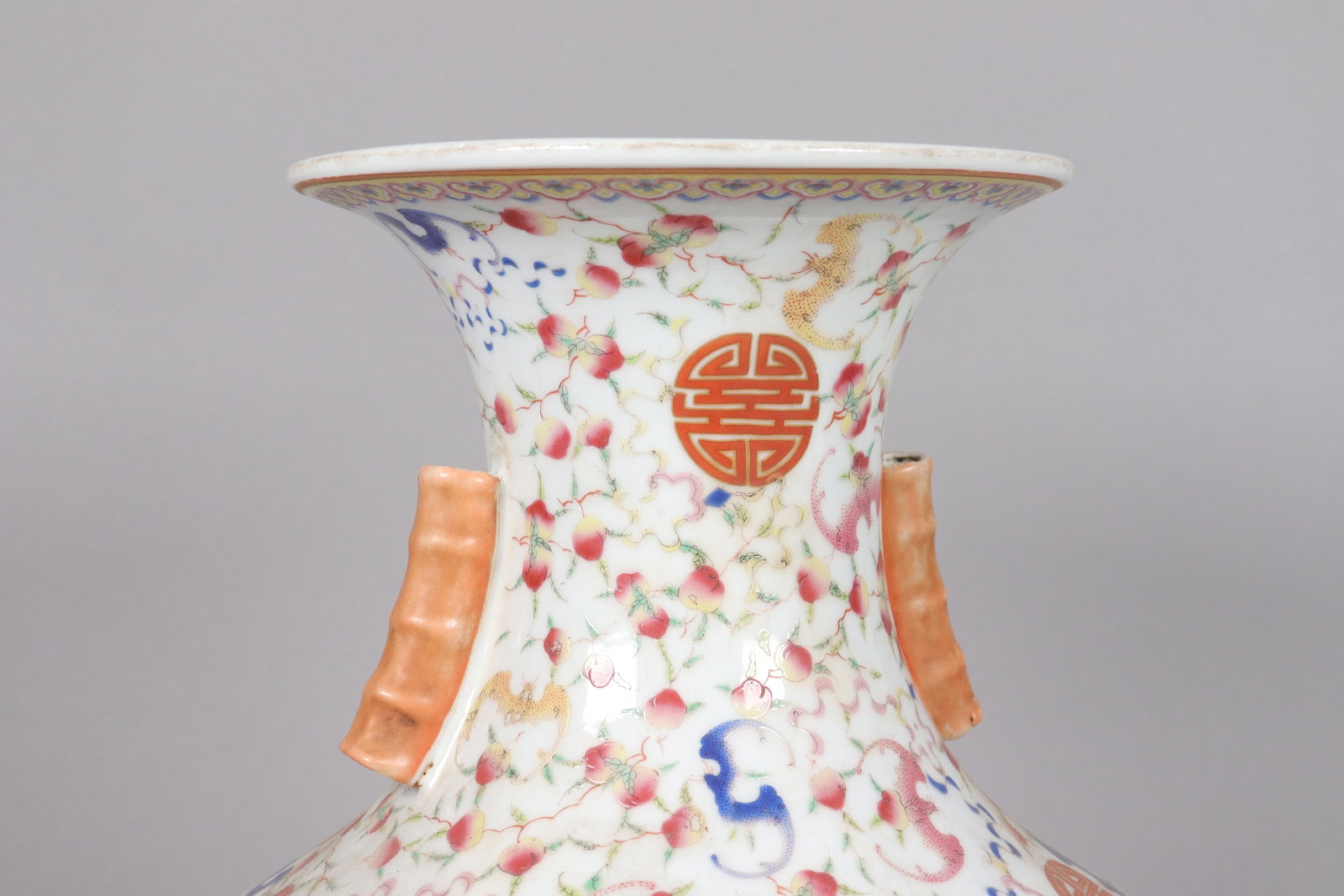 Chinese large handled vase - 3