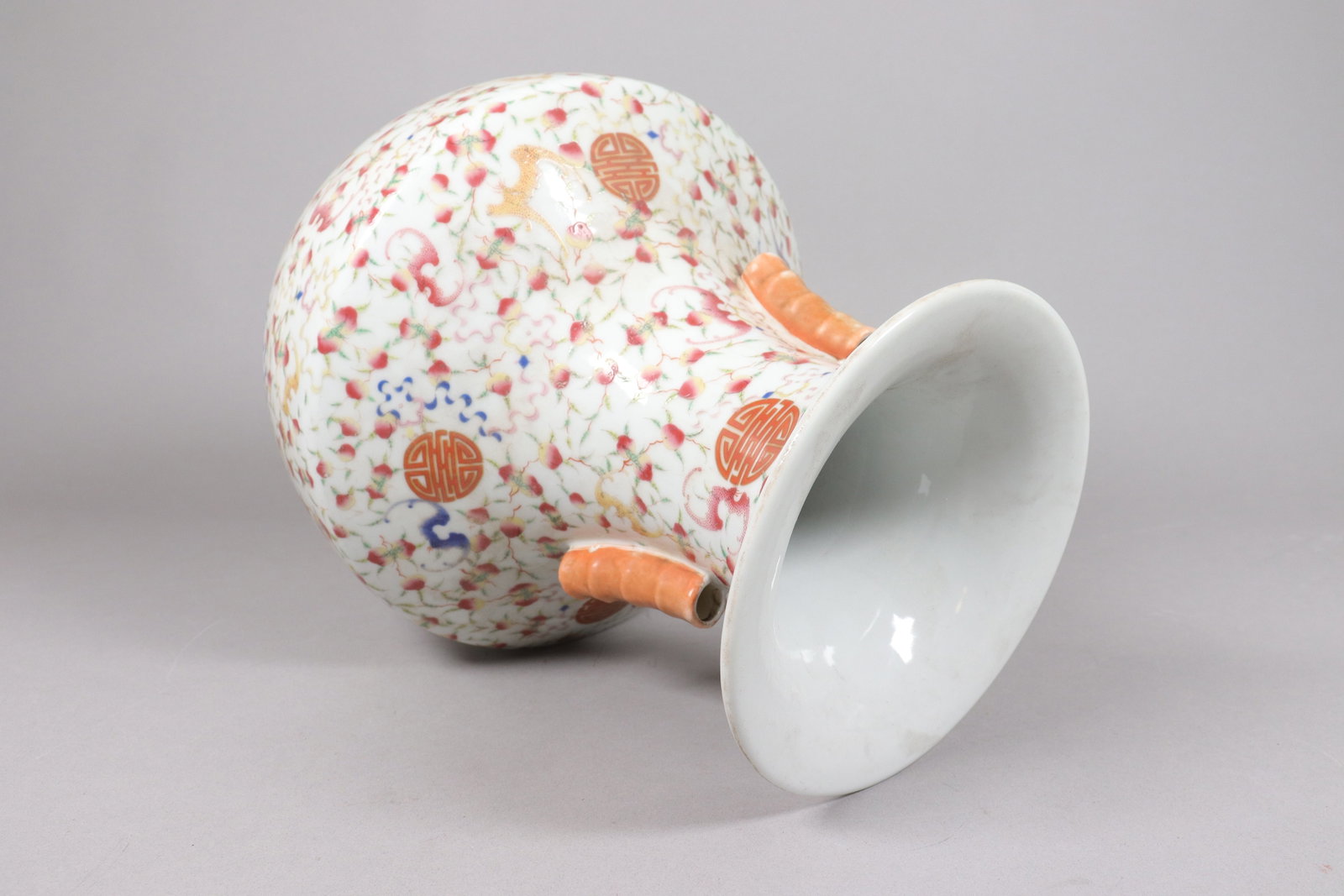 Chinese large handled vase - 5