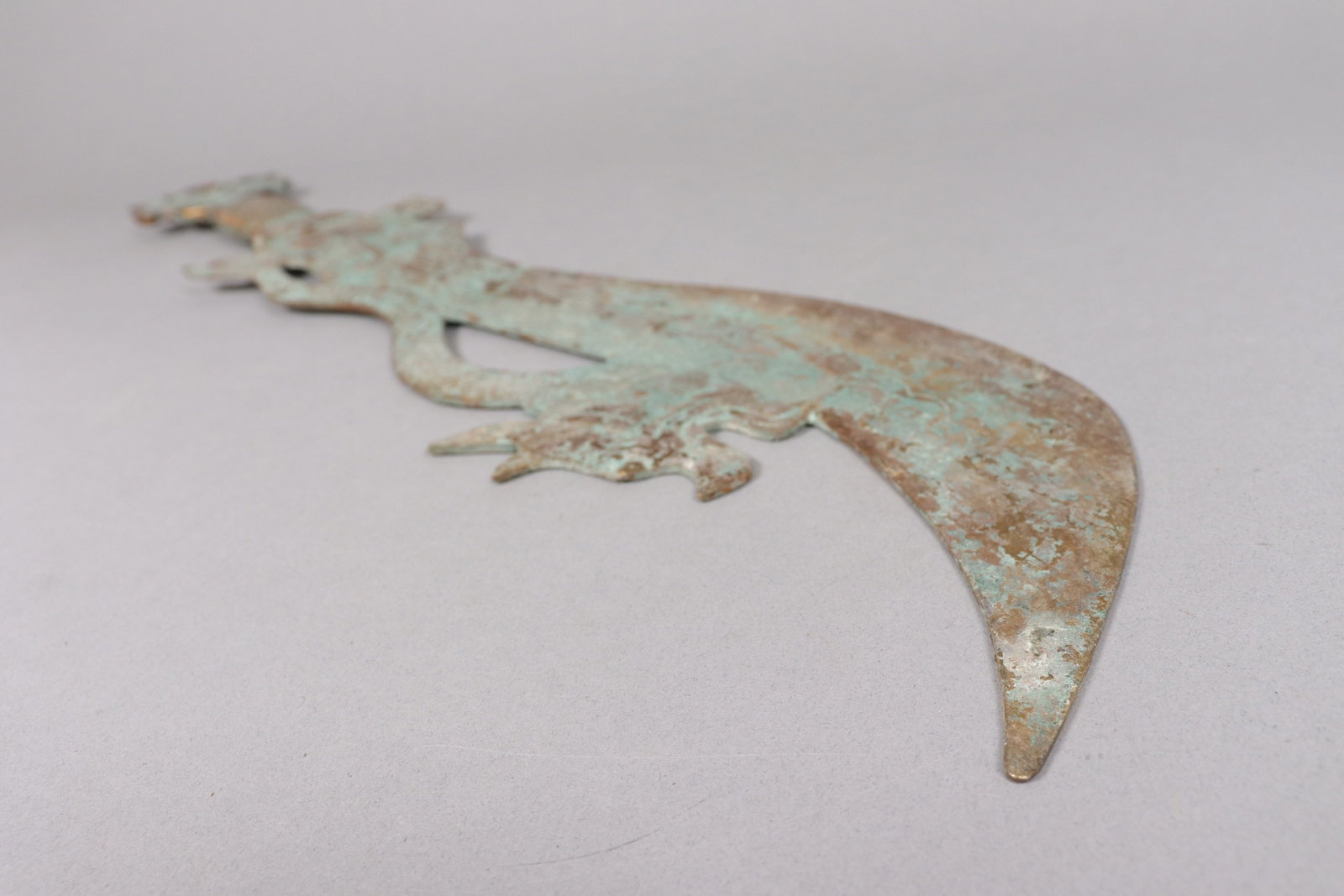 Chinese fine gilted bronze sword - 5