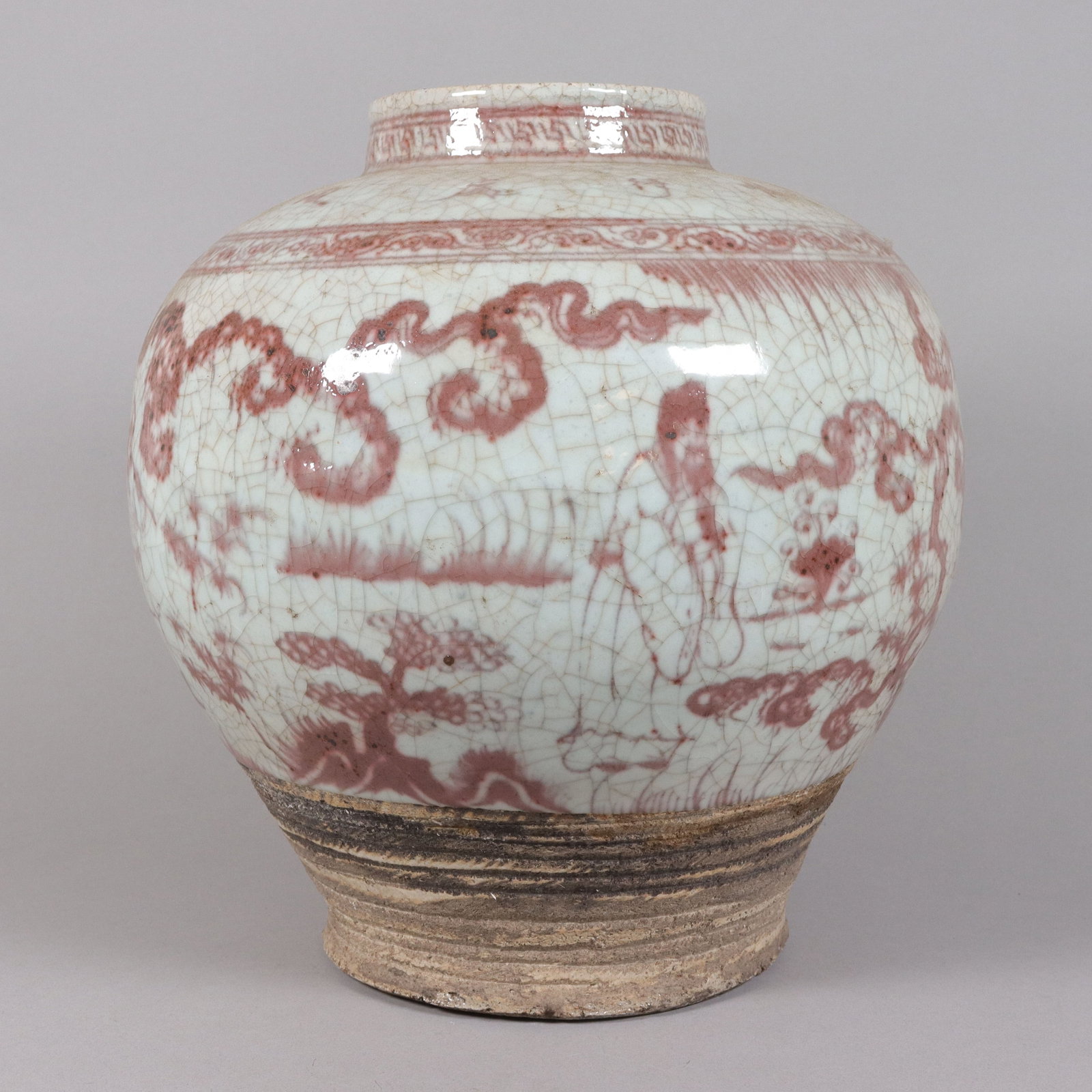 Chinese fine crackled jar (1 of 7)