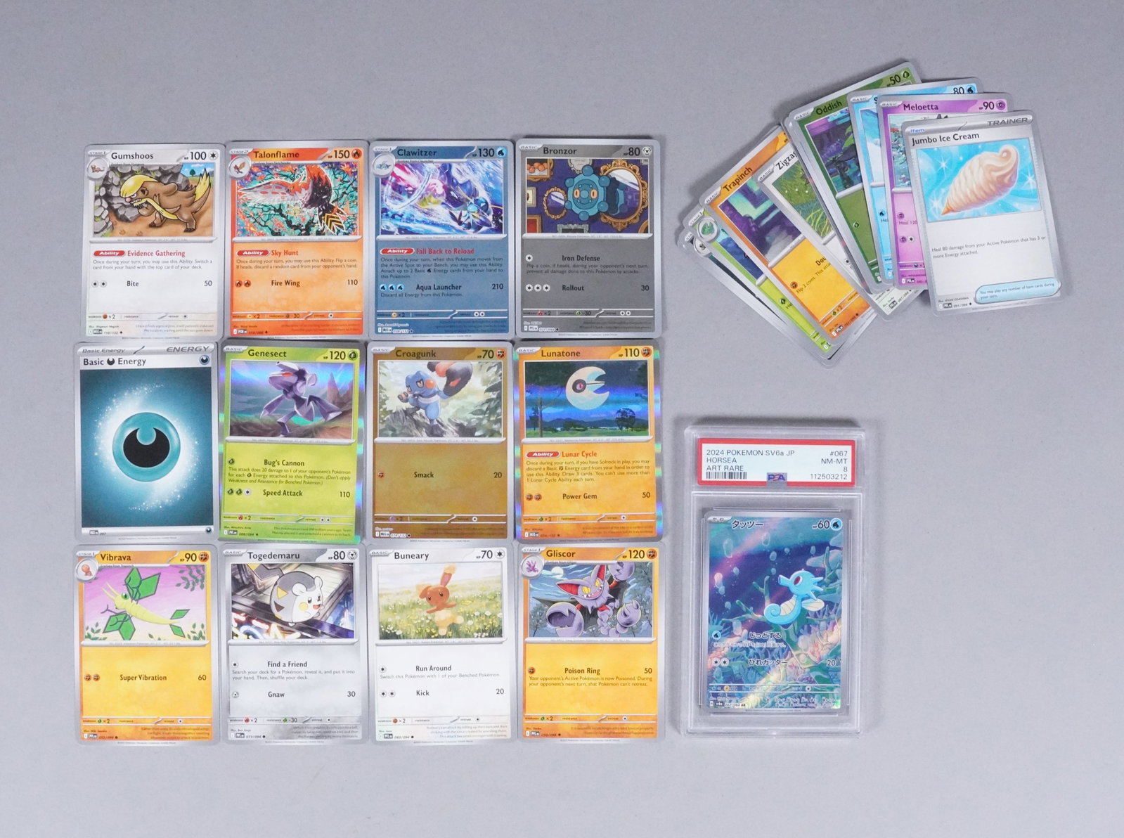 Lots Pokemon cards PSA: Lots Pokemon cards, one is PSA graded. From an estate.
