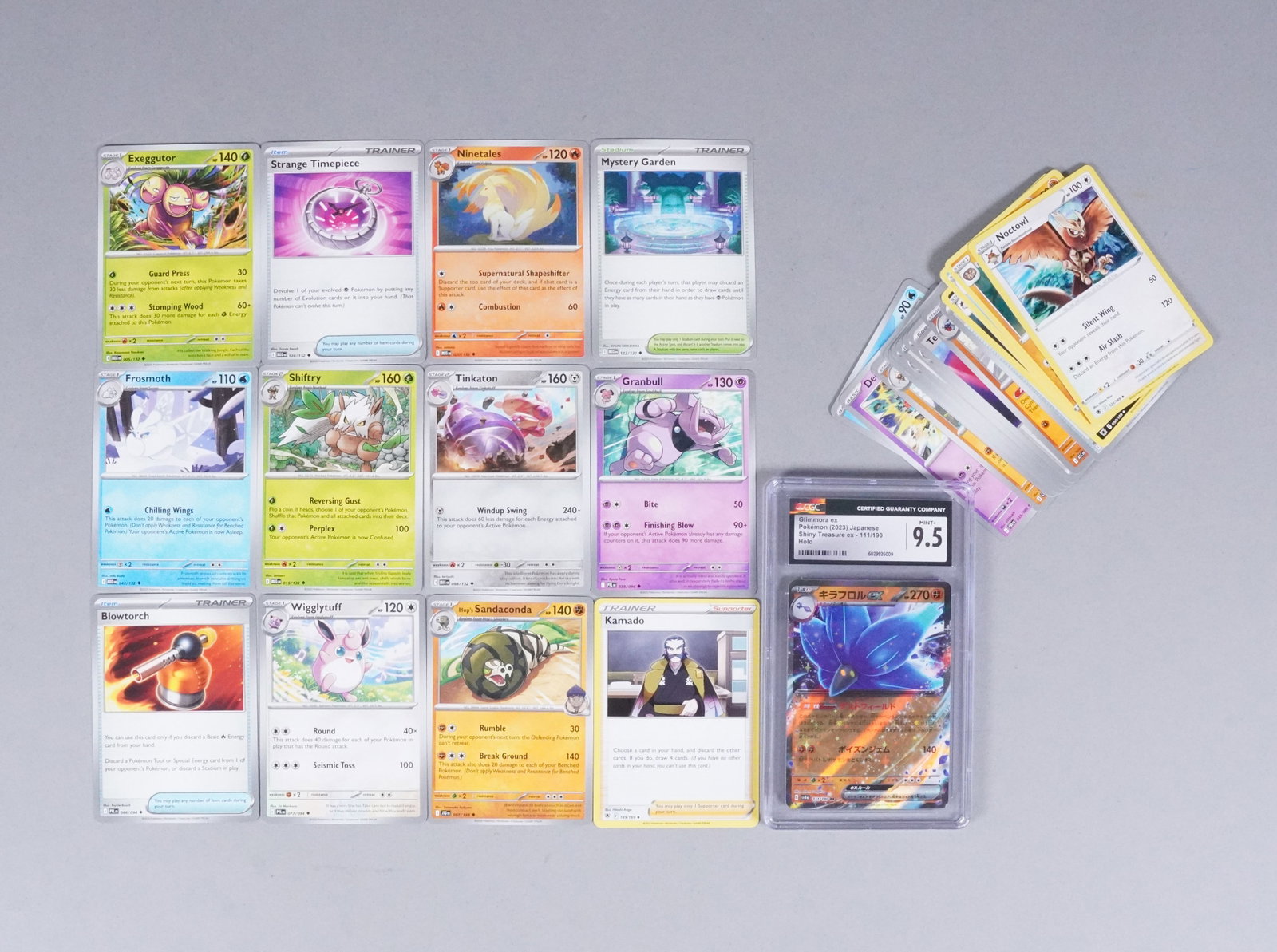 Lots Pokemon cards PSA: Lots Pokemon cards, one is PSA graded. From an estate.