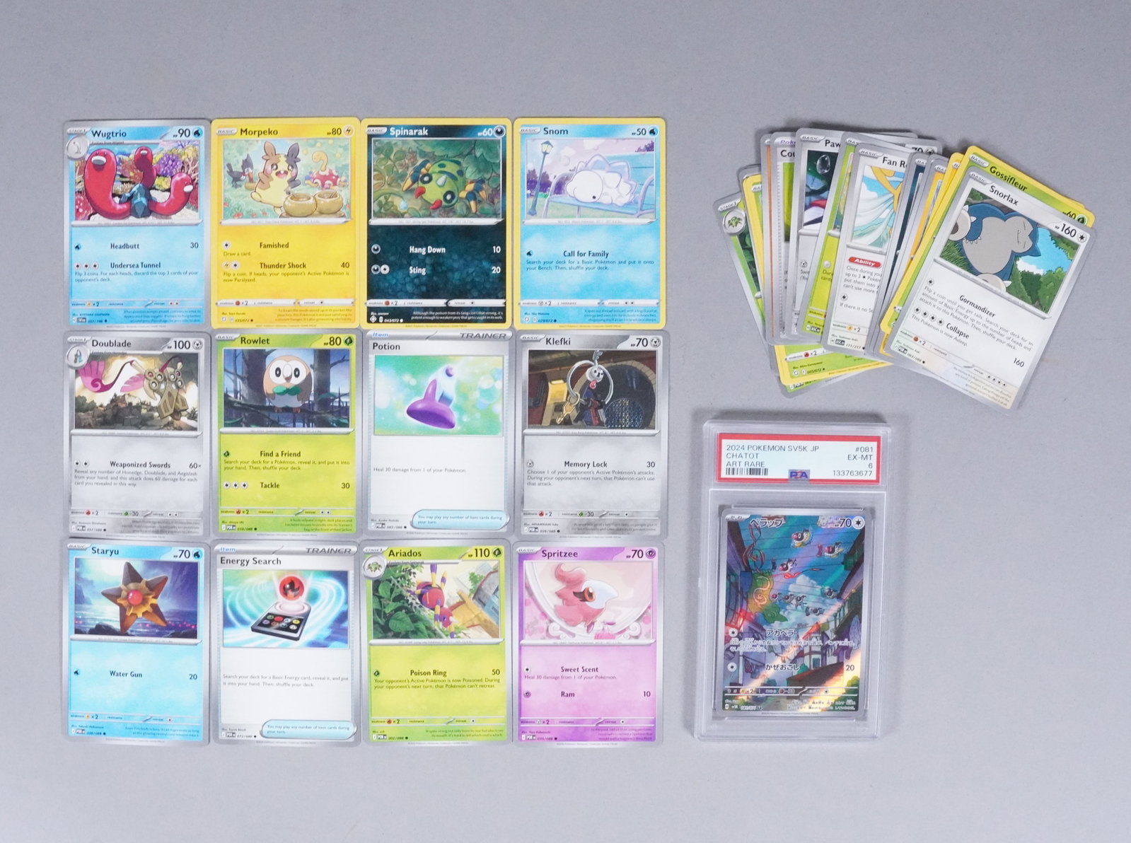 Lots Pokemon cards PSA: Lots Pokemon cards, one is PSA graded. From an estate.