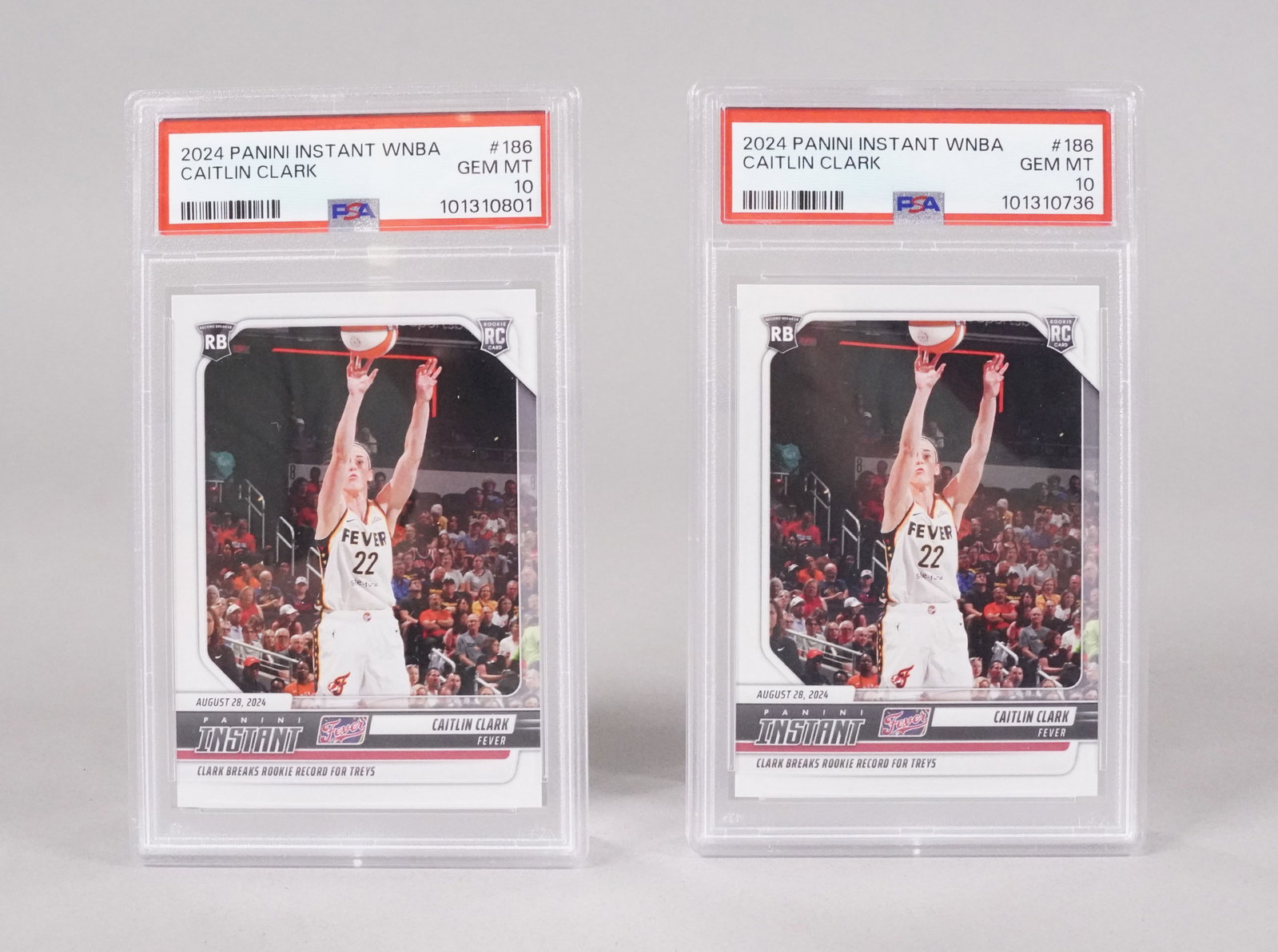 2 Caitlin Clark rookie card PSA 10 (1 of 6)