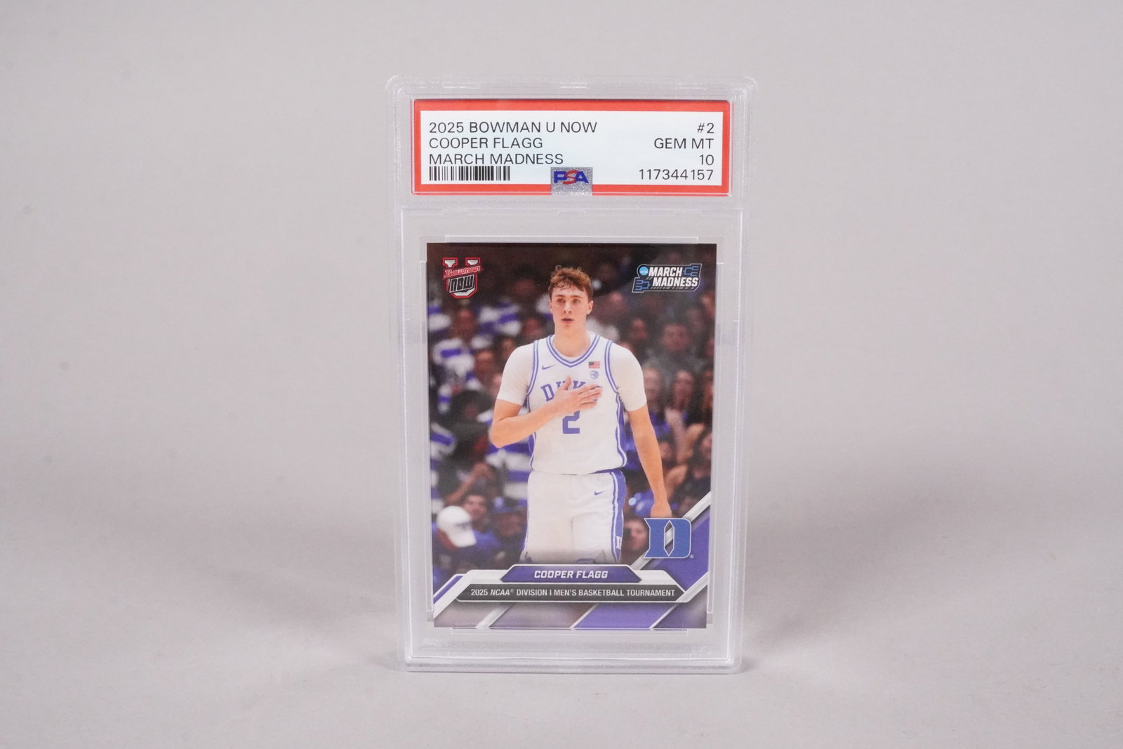 2 Cooper Flagg Duke card PSA - 3