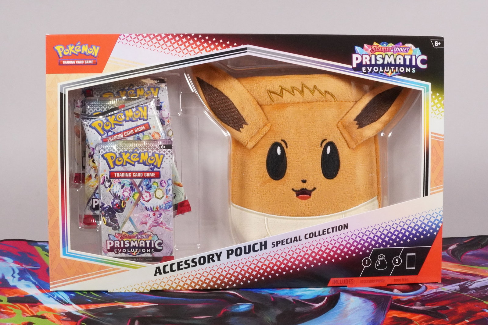 5 sealed Pokemon Prismatic Evolution packs (1 of 6)