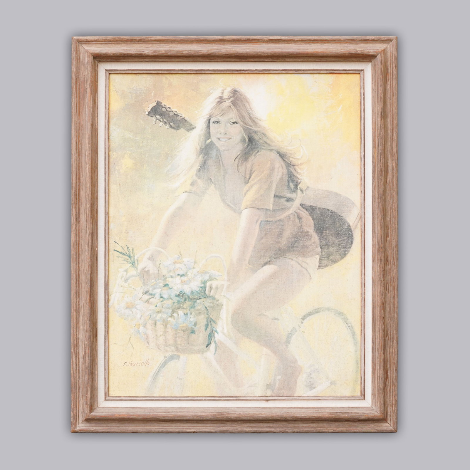 Large estate fine art: Large estate fine art. H: 34" x W: 28."