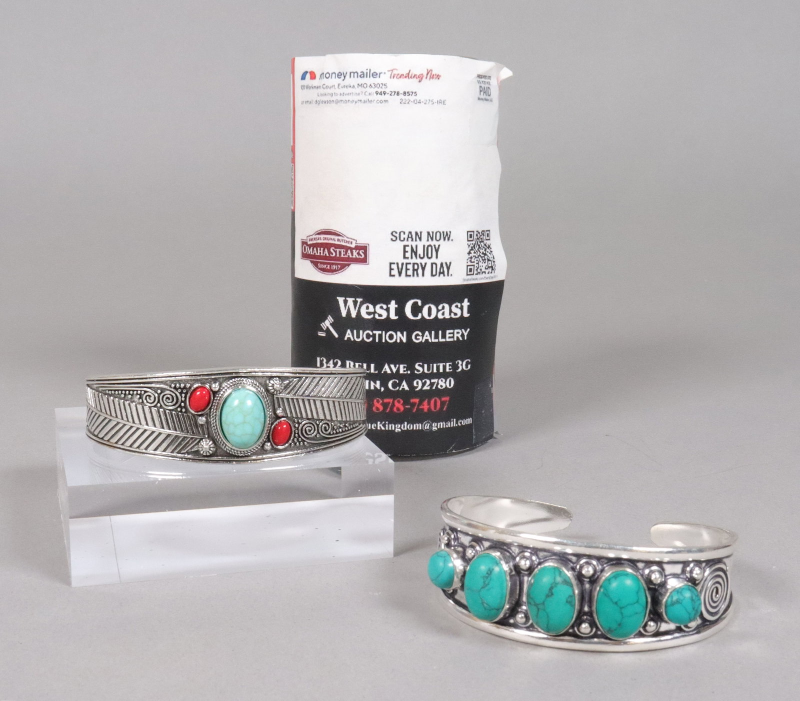 Estate fine carved bangle - 2