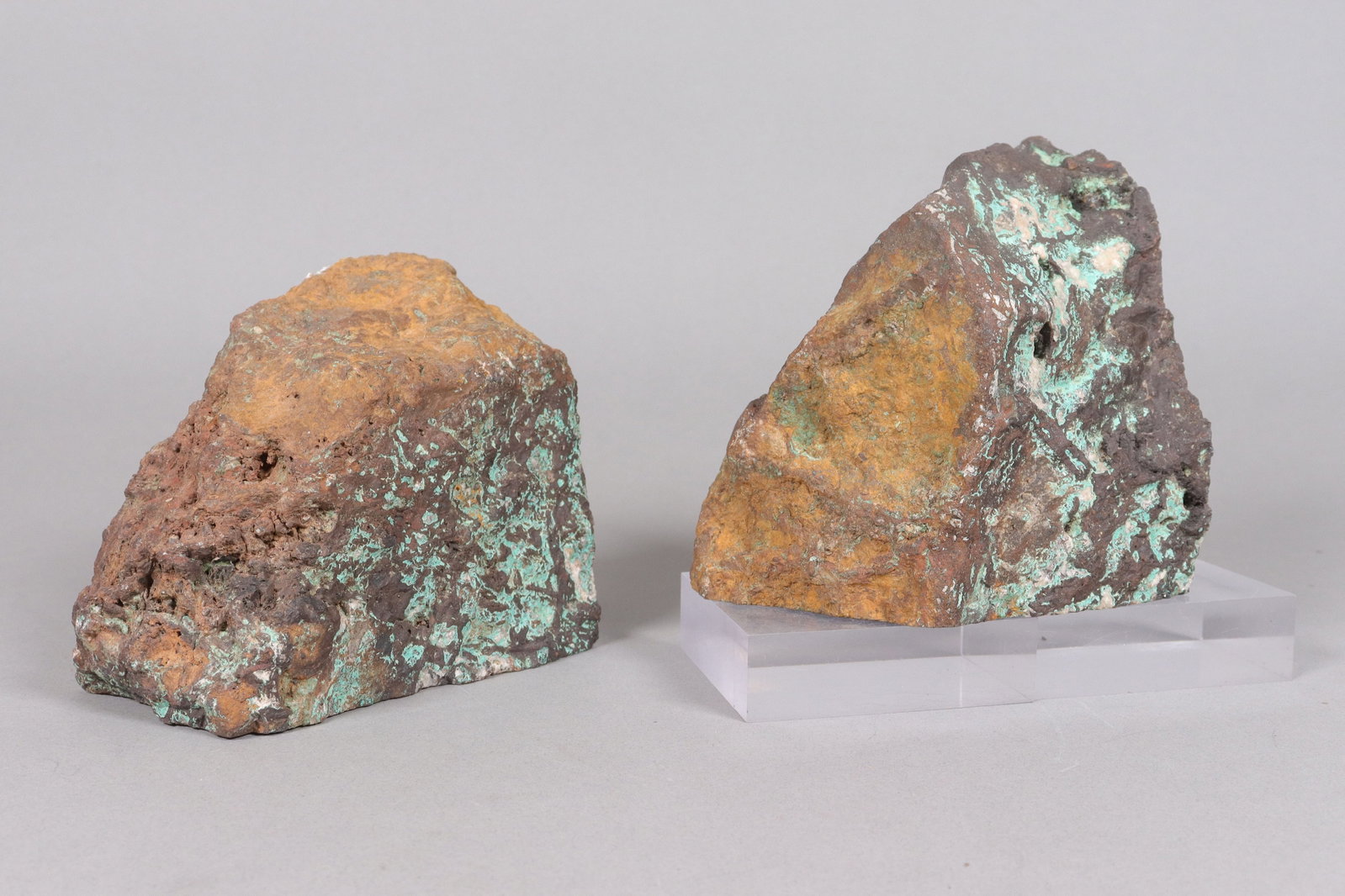 Lots meteorite specimen: Lots meteorite specimen. Largest H: 5" x W: 4.5."
