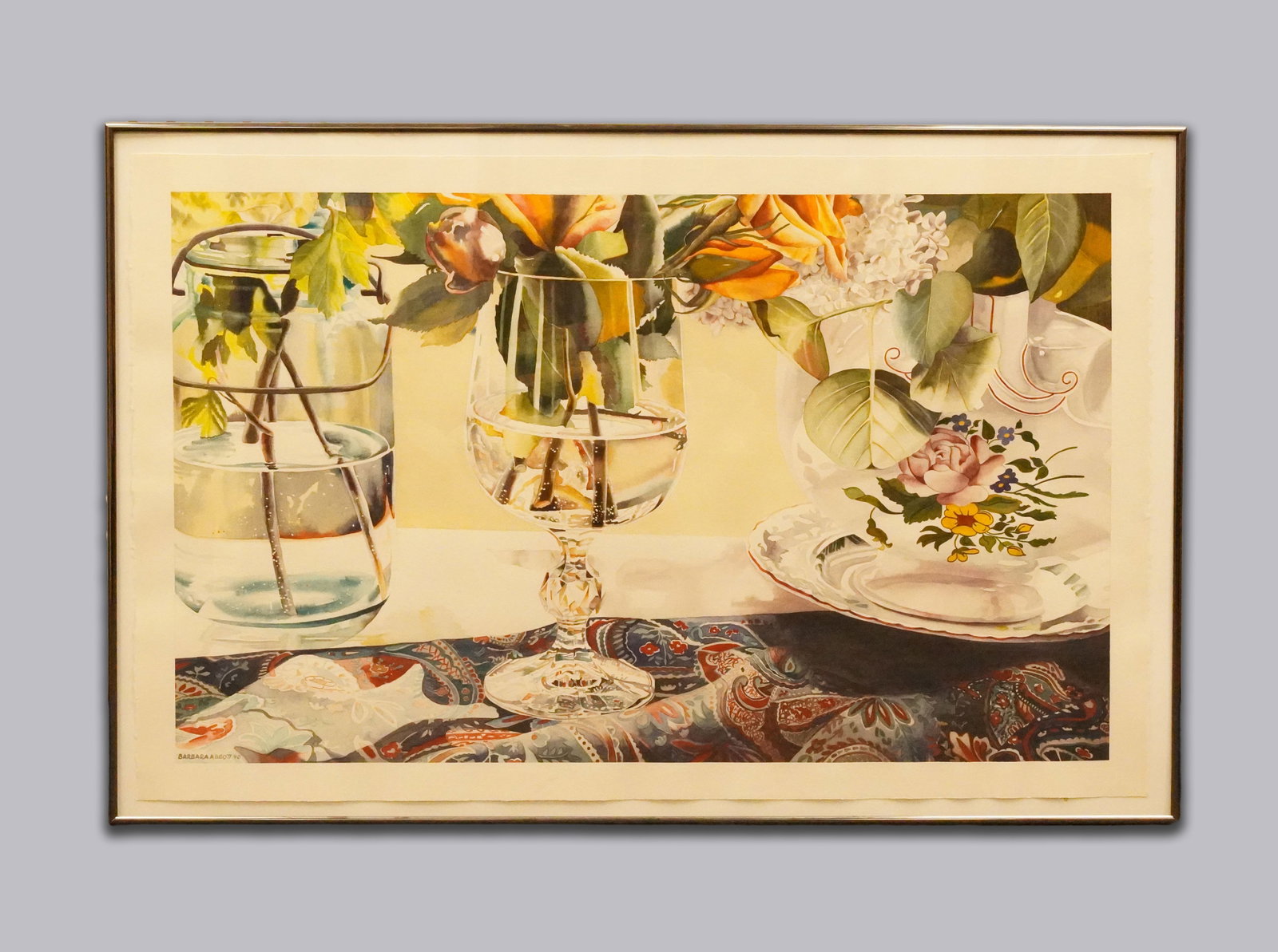 A large fine framed art estate (1 of 8)