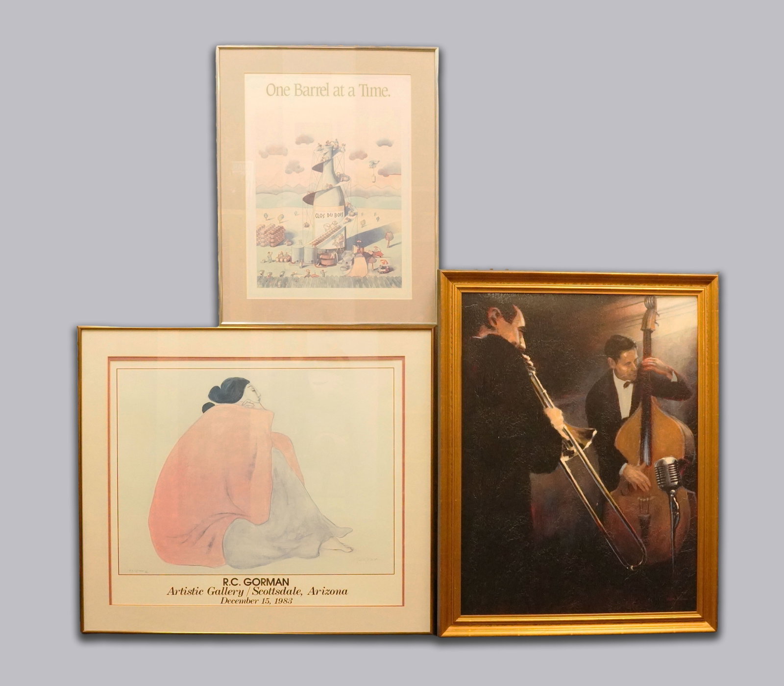 Lots framed arts: Lots framed arts. Largest H: 27.5" x W: 34.5."