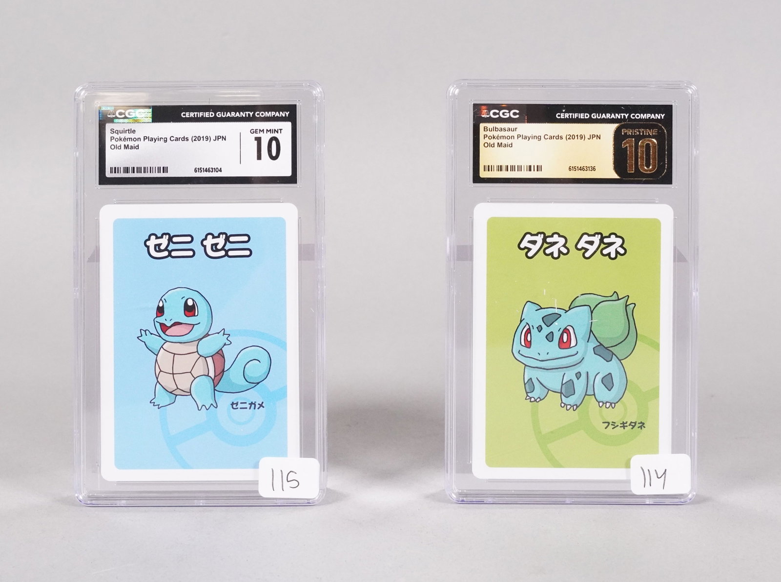 2 Pokemon cards graded (1 of 6)