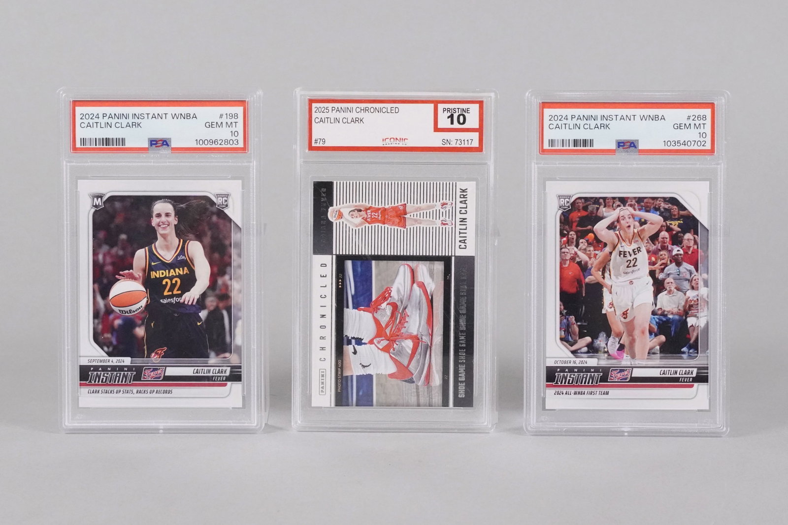 Lots Caitlin Clark PSA cards: Lots Caitlin Clark PSA cards, some are PSA.
