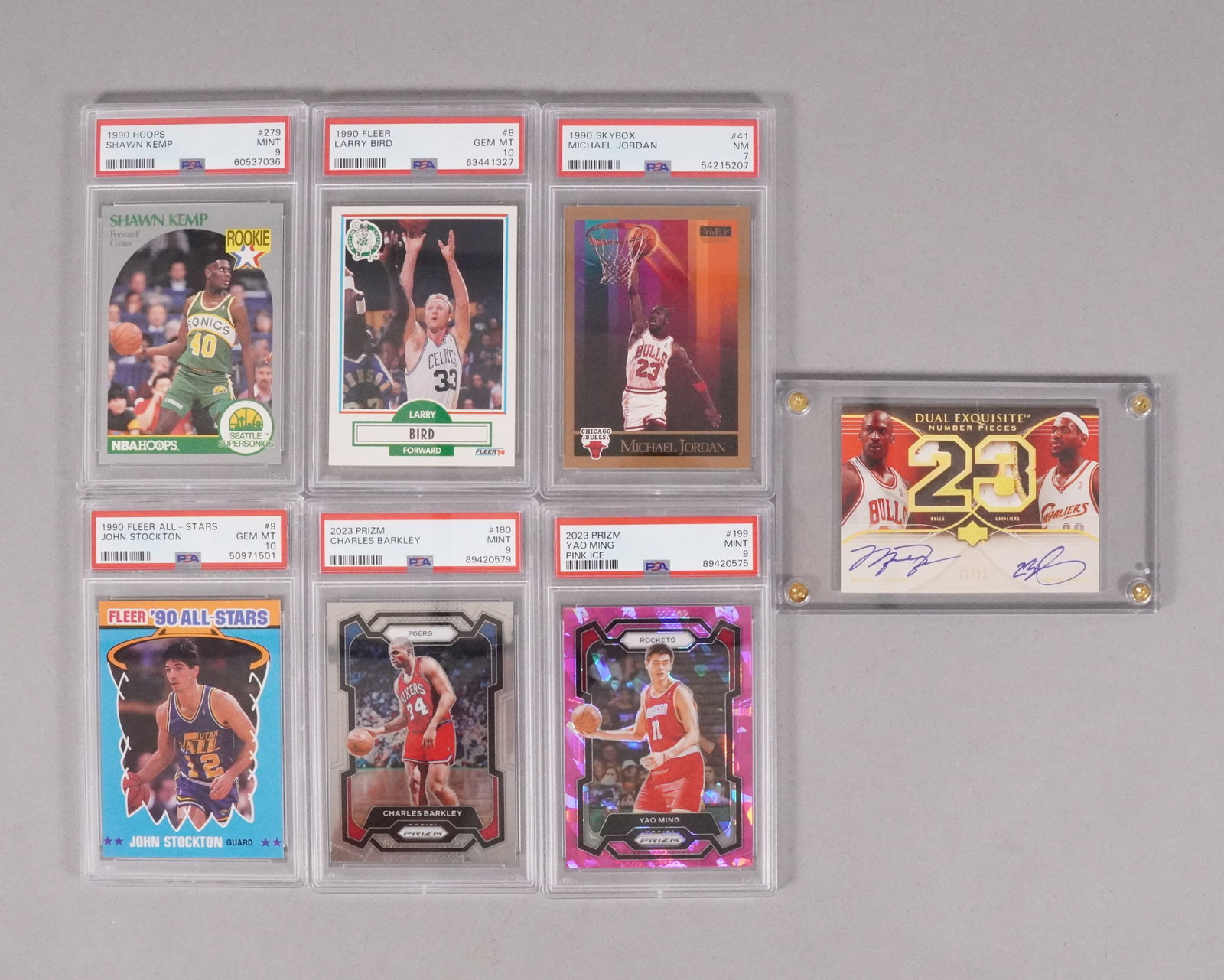 Lots basketball cards PSA: Lots basketball cards, some are PSA graded, condition selling it as is. All sales are final, no return. Please contact us if you have any questions before bidding.