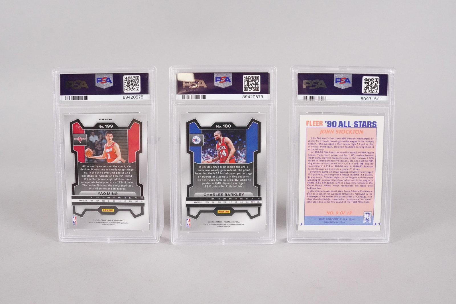 Lots basketball cards PSA - 5