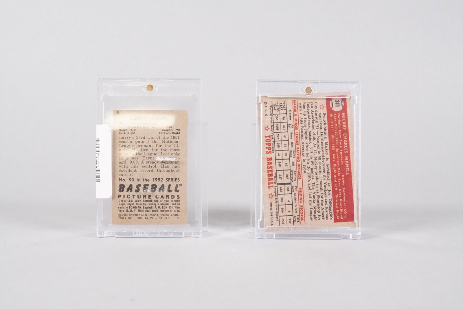 Lots vintage baseball cards ungraded - 3