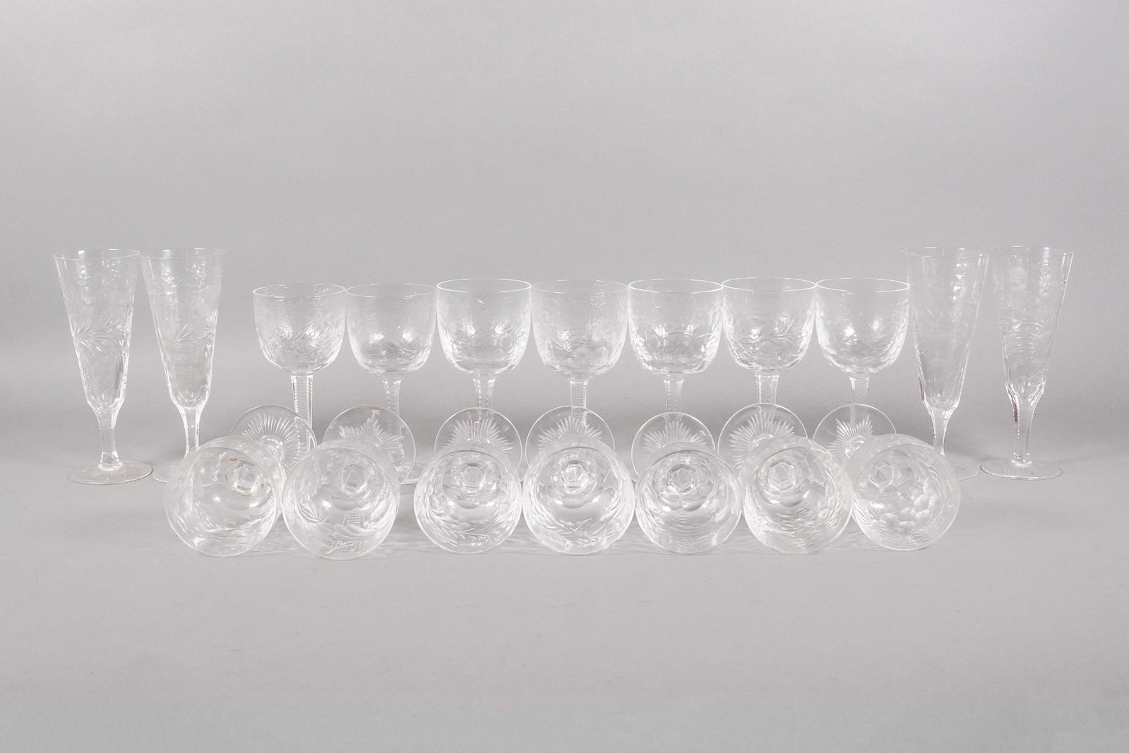 Lots vintage crystal cups (1 of 9)