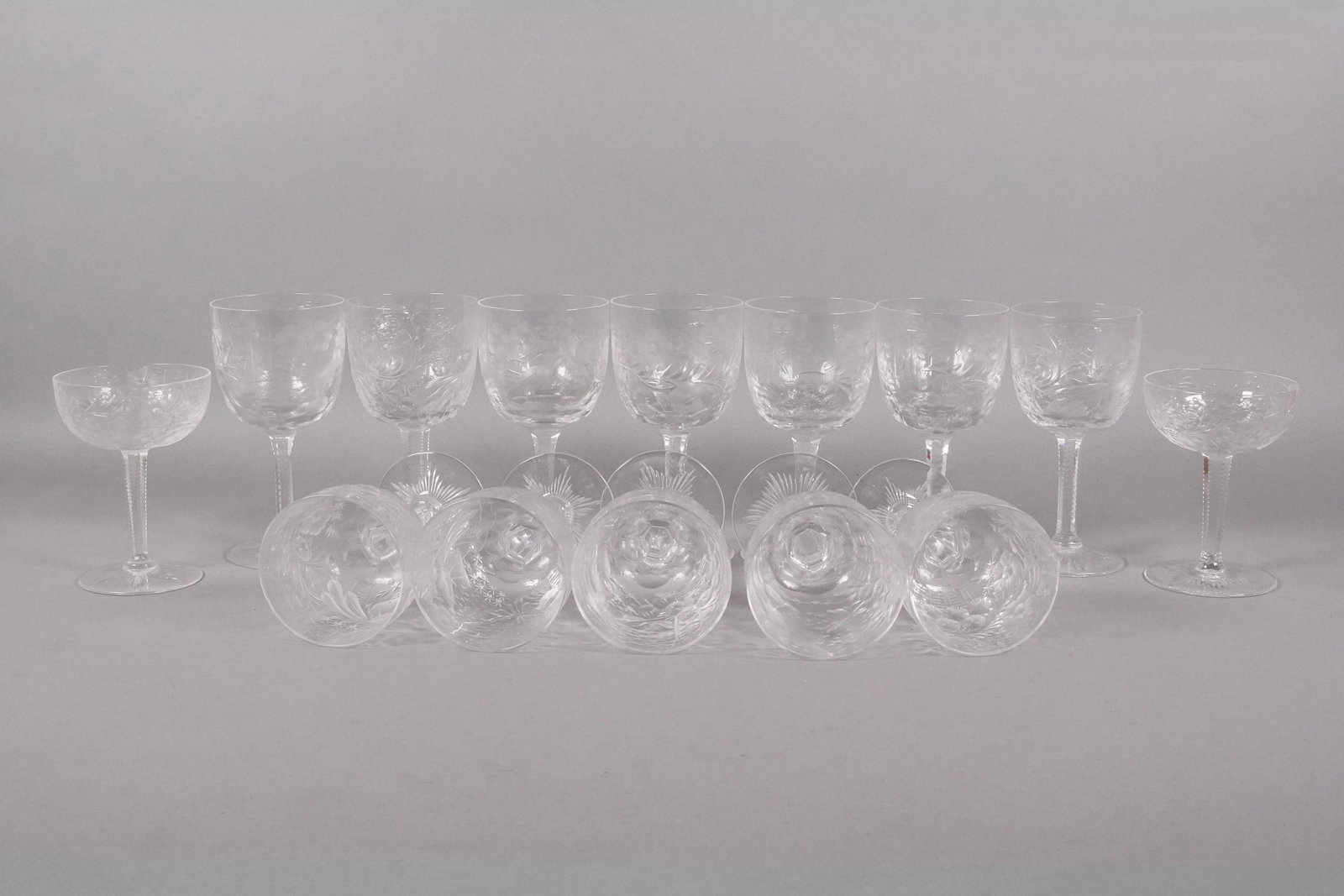Lots vintage crystal cups (1 of 8)