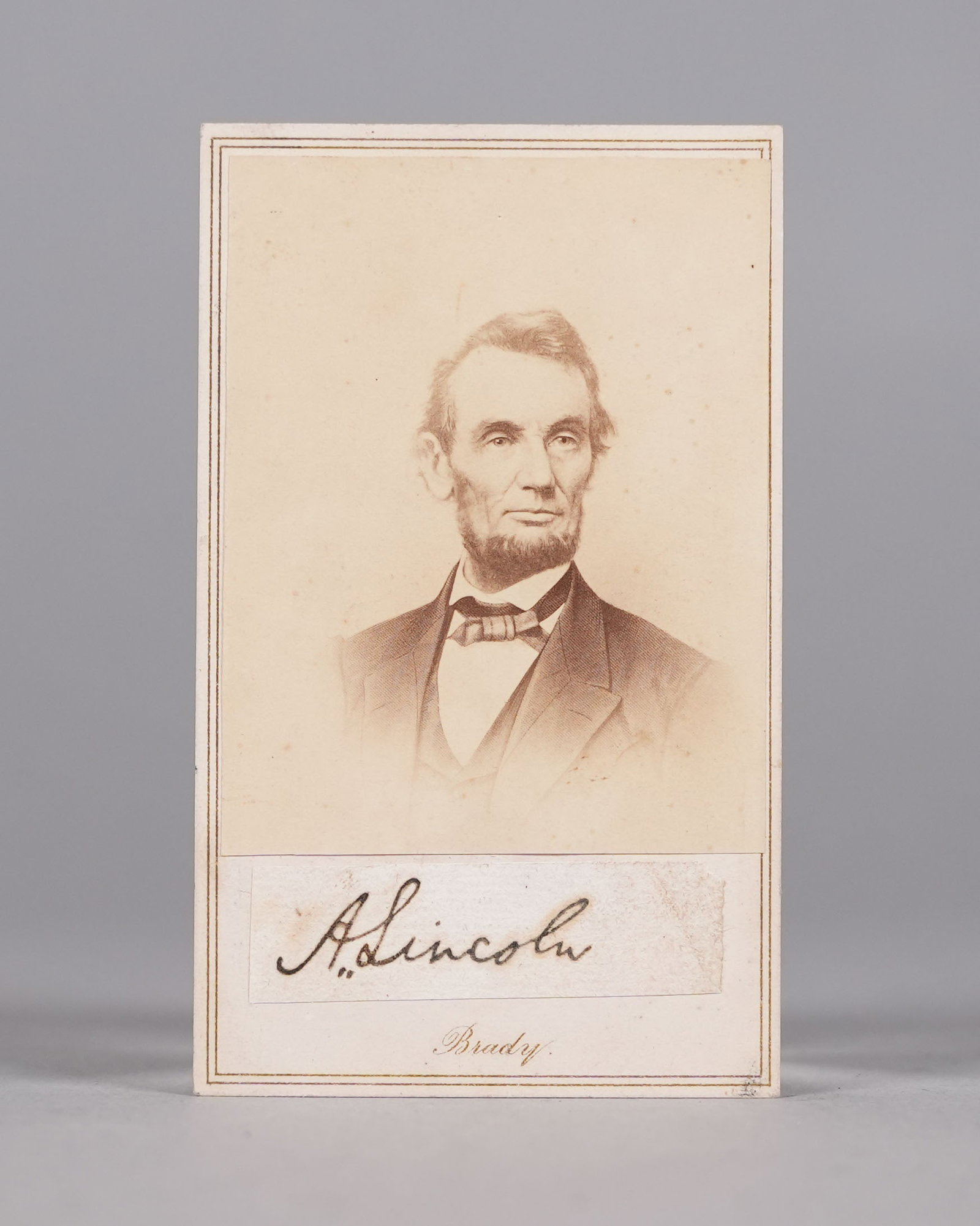 Abraham Lincoln signed photo estate (1 of 7)