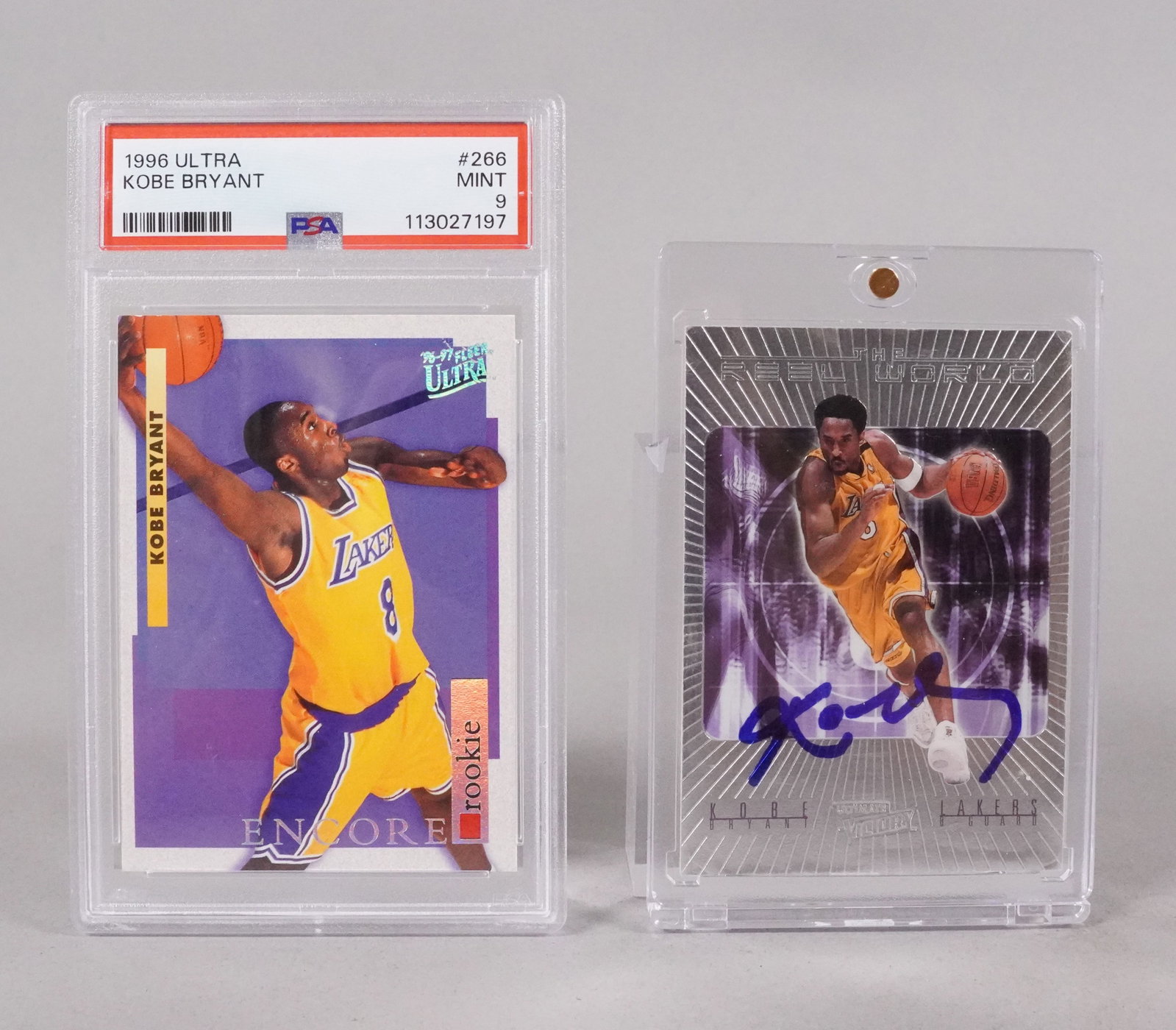 2 Kobe Bryant cards: 2 Kobe Bryant cards, condition selling it as is. All sales are final, no return.