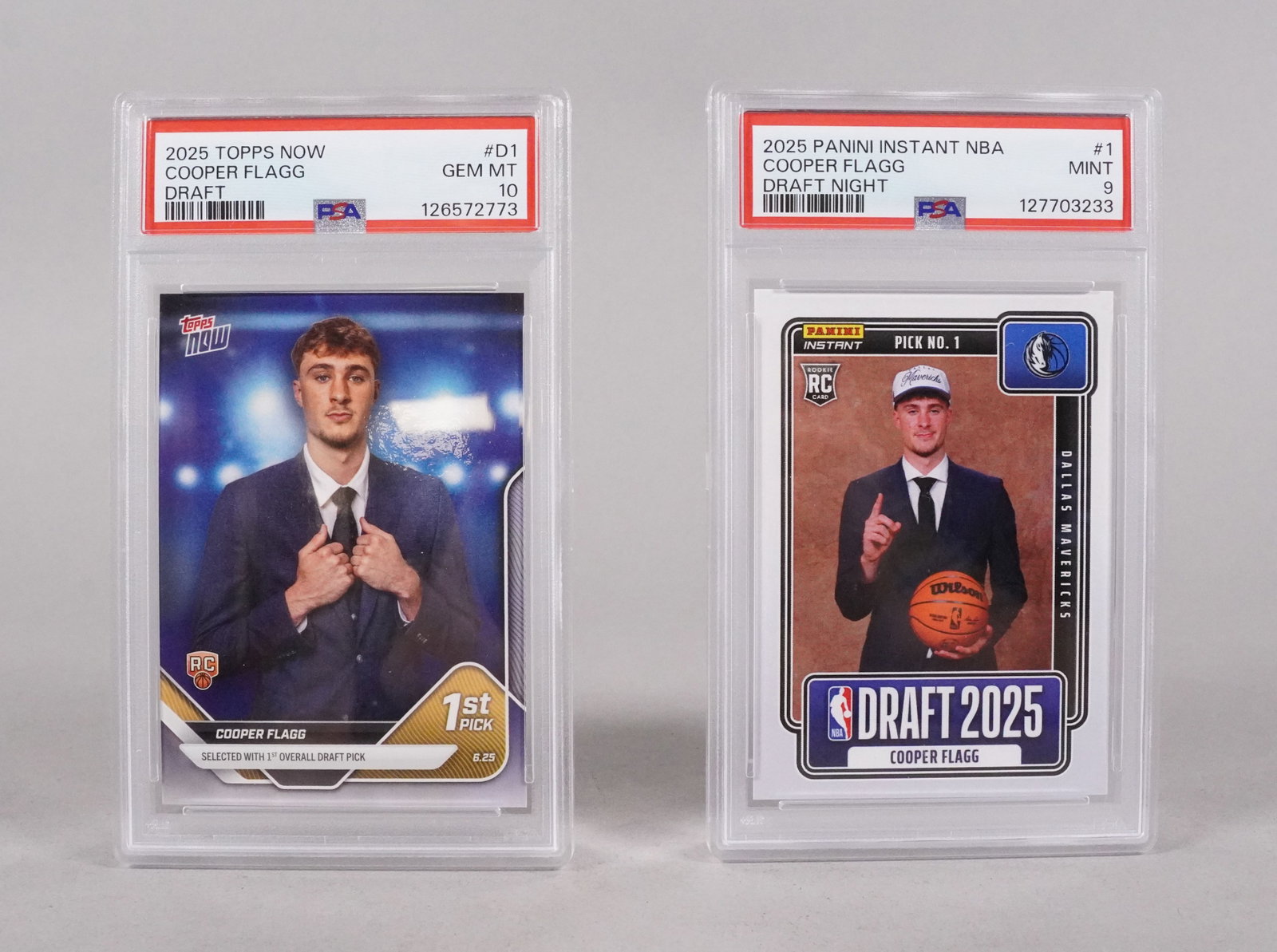 2 Cooper Flagg rookie cards PSA (1 of 6)