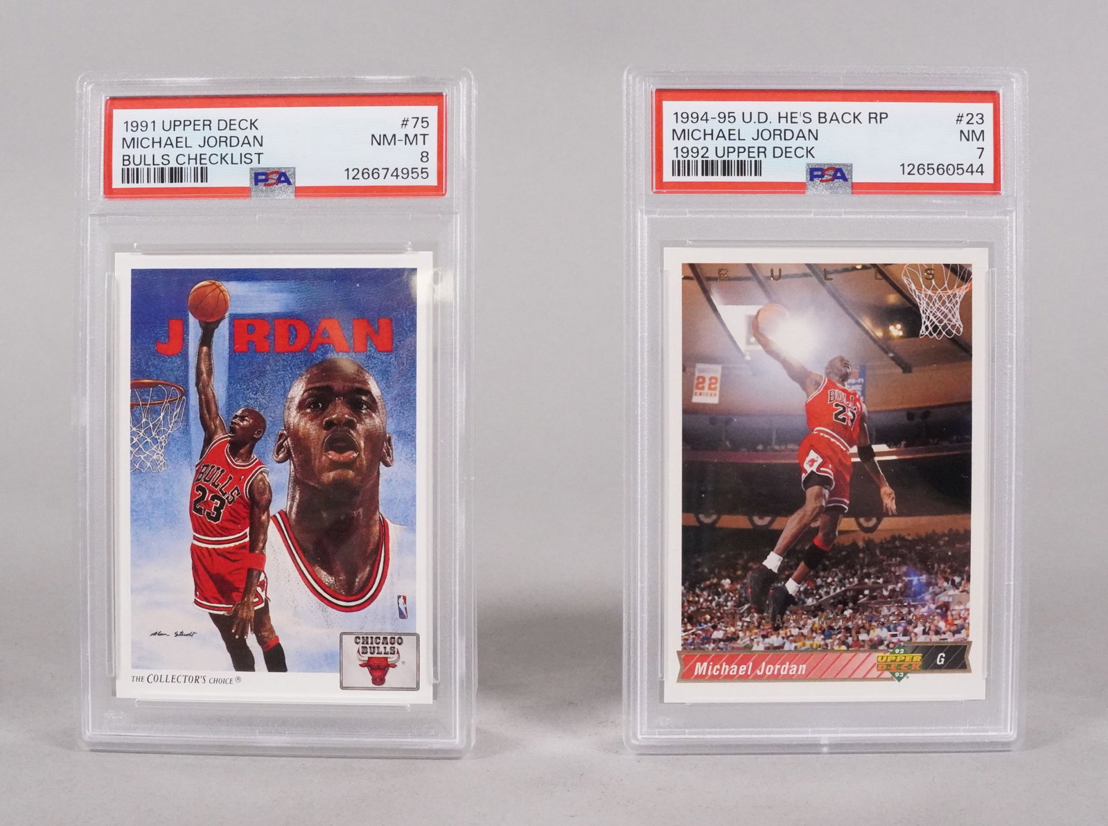 3 Michael Jordan cards PSA - 2