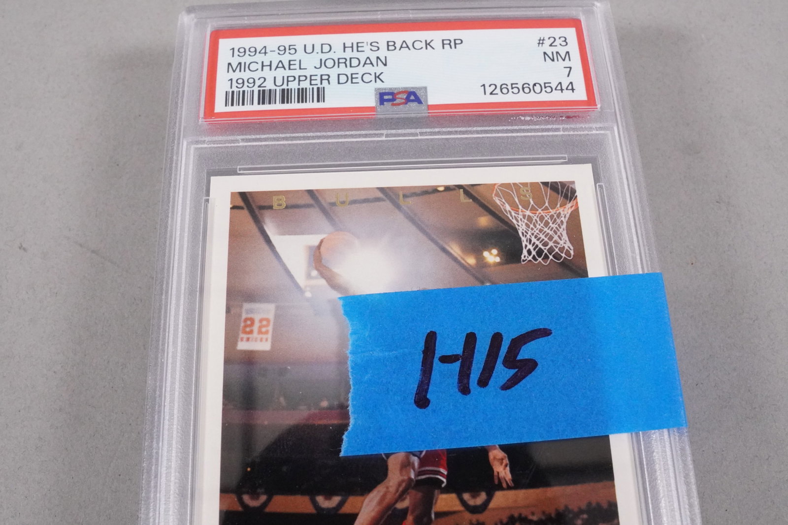 3 Michael Jordan cards PSA - 6