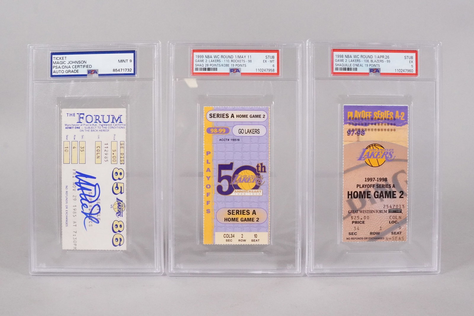Lots Lakers ticket graded - 2