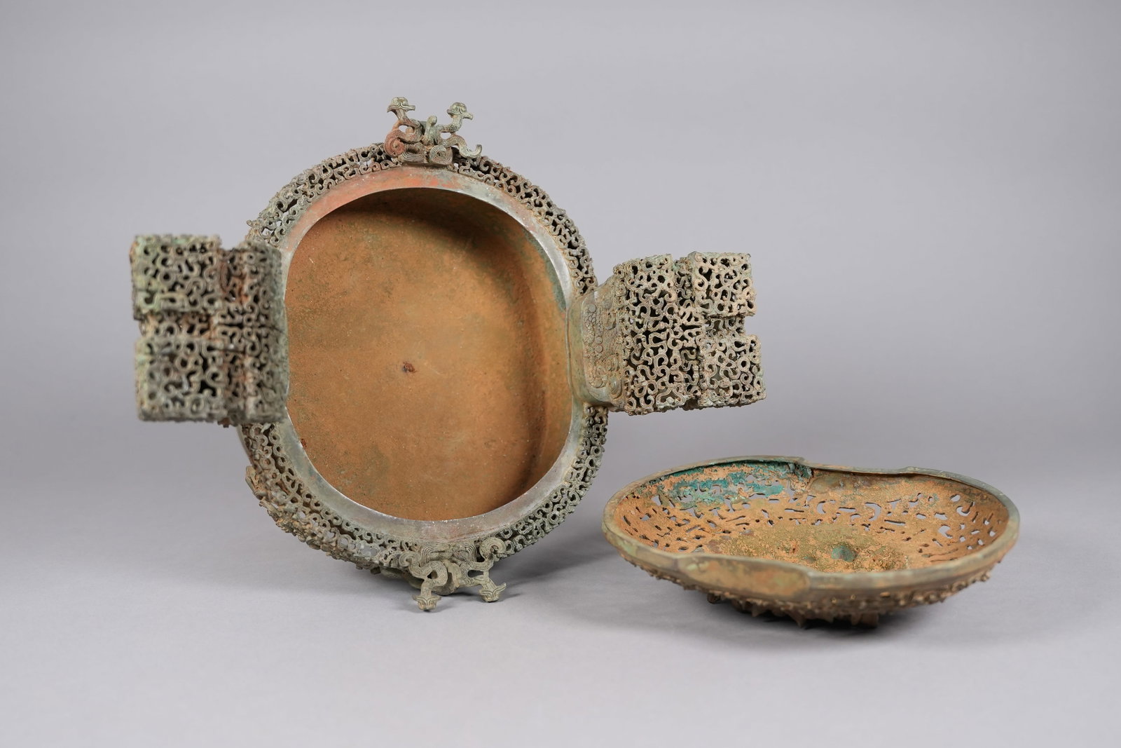 Important Chinese warring period bronze vessel - 3