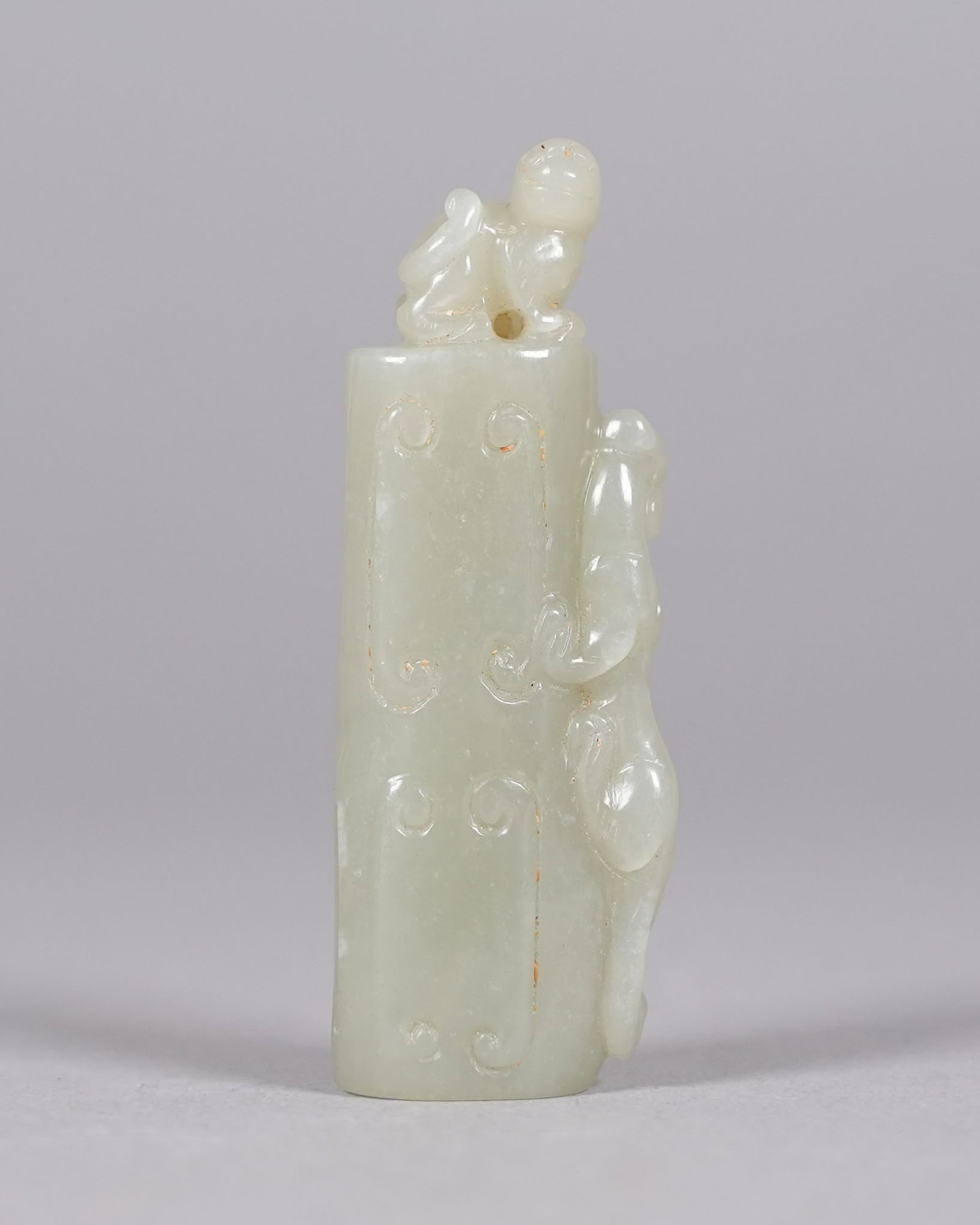 Chinese celadon jade carving estate (1 of 7)