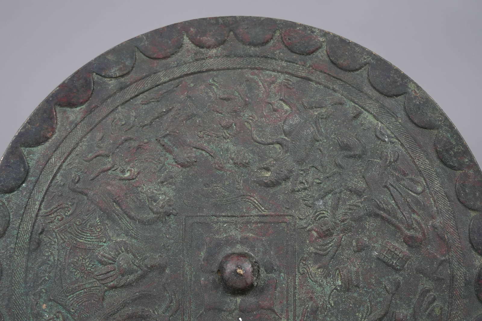 Chinese massive bronze mirror - 3