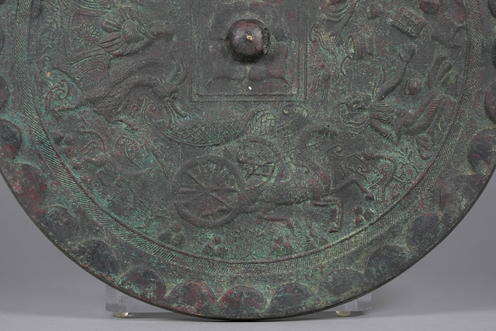 Chinese massive bronze mirror - 4