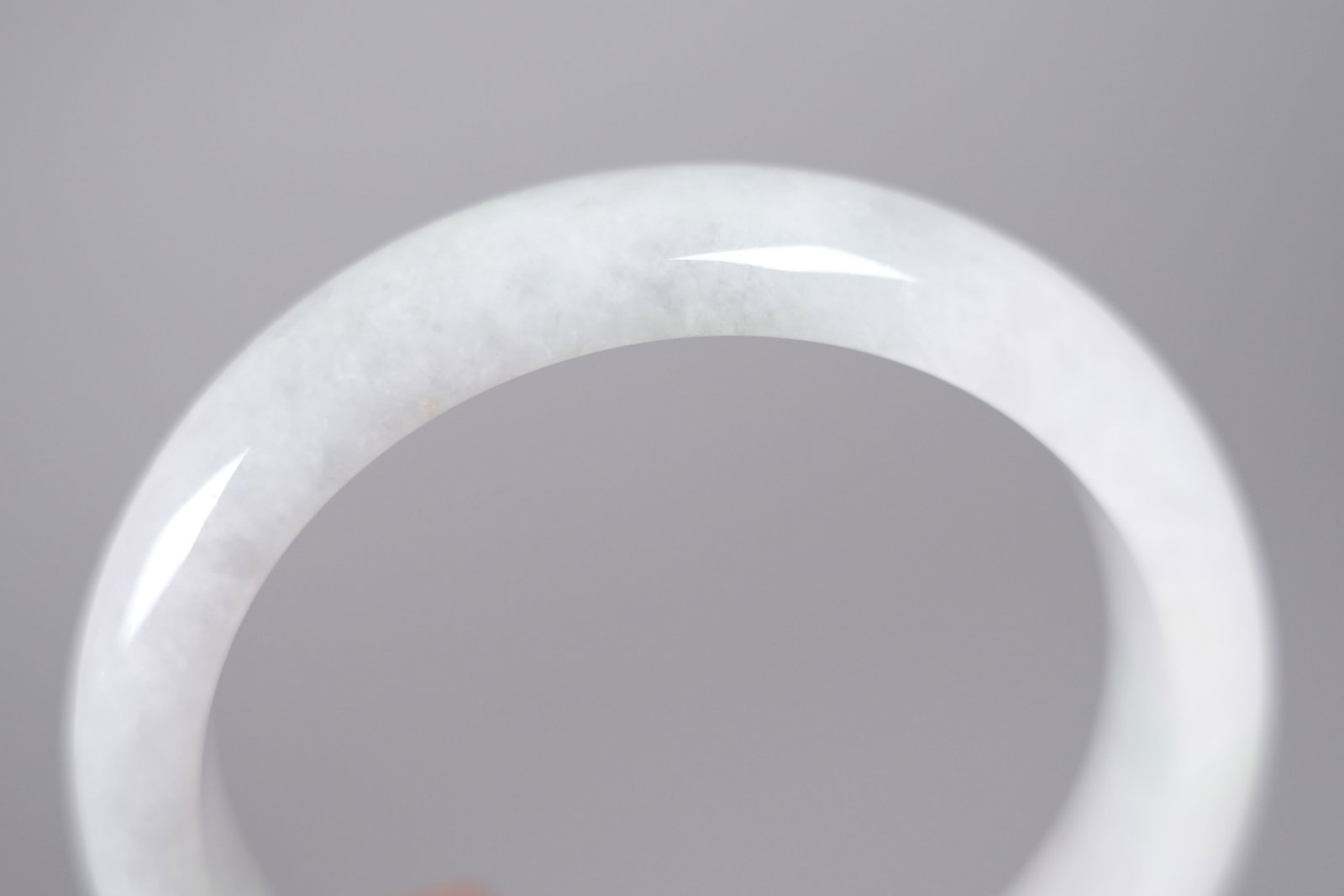 Chinese fine jadeite bangle - 6