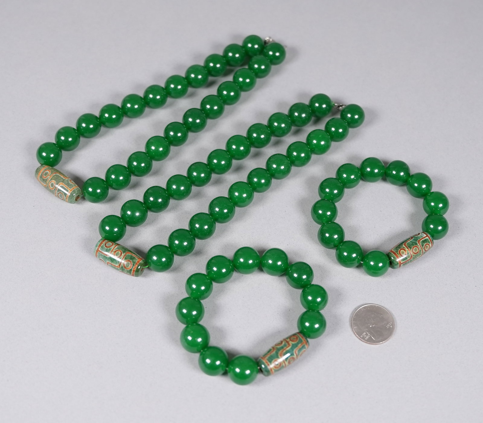 Lots Chinese apple green items - 2