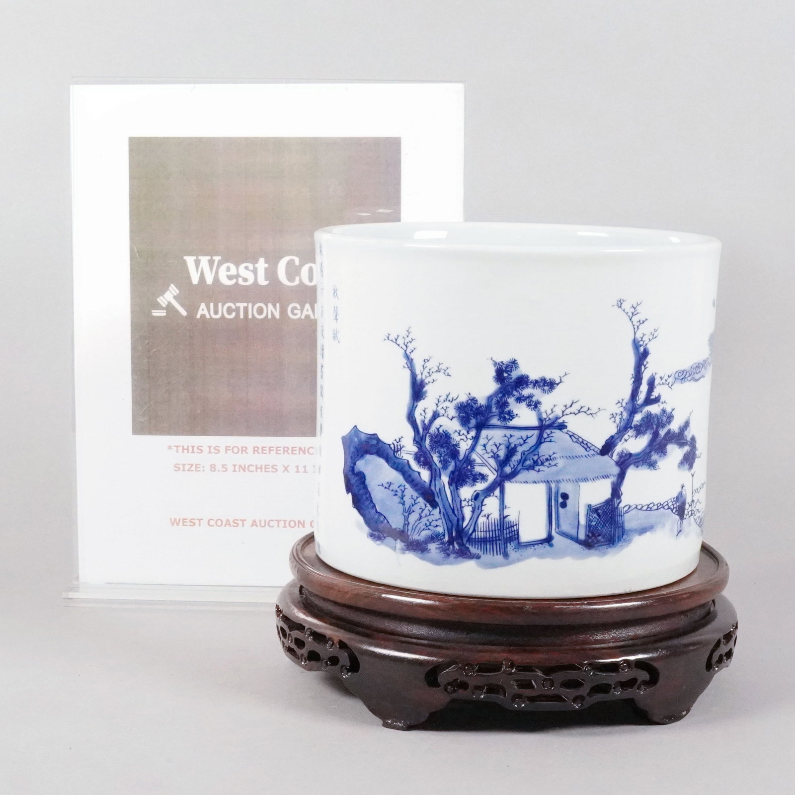 Chinese fine brush pot - 2
