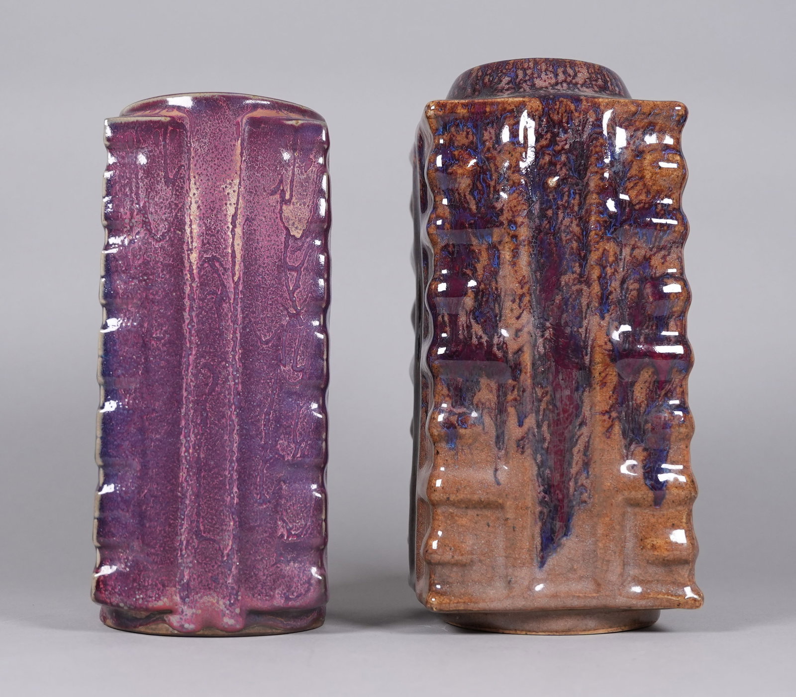 2 Chinese fine square vase (1 of 7)
