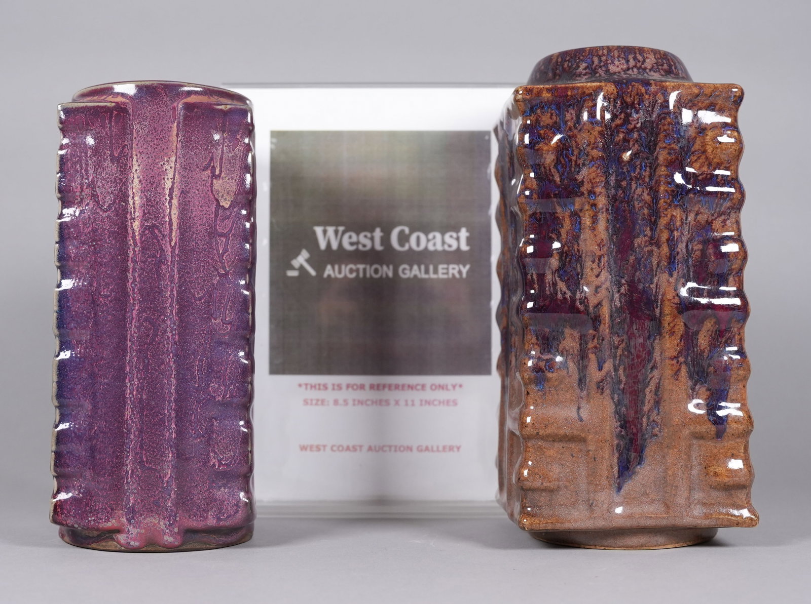 2 Chinese fine square vase - 2