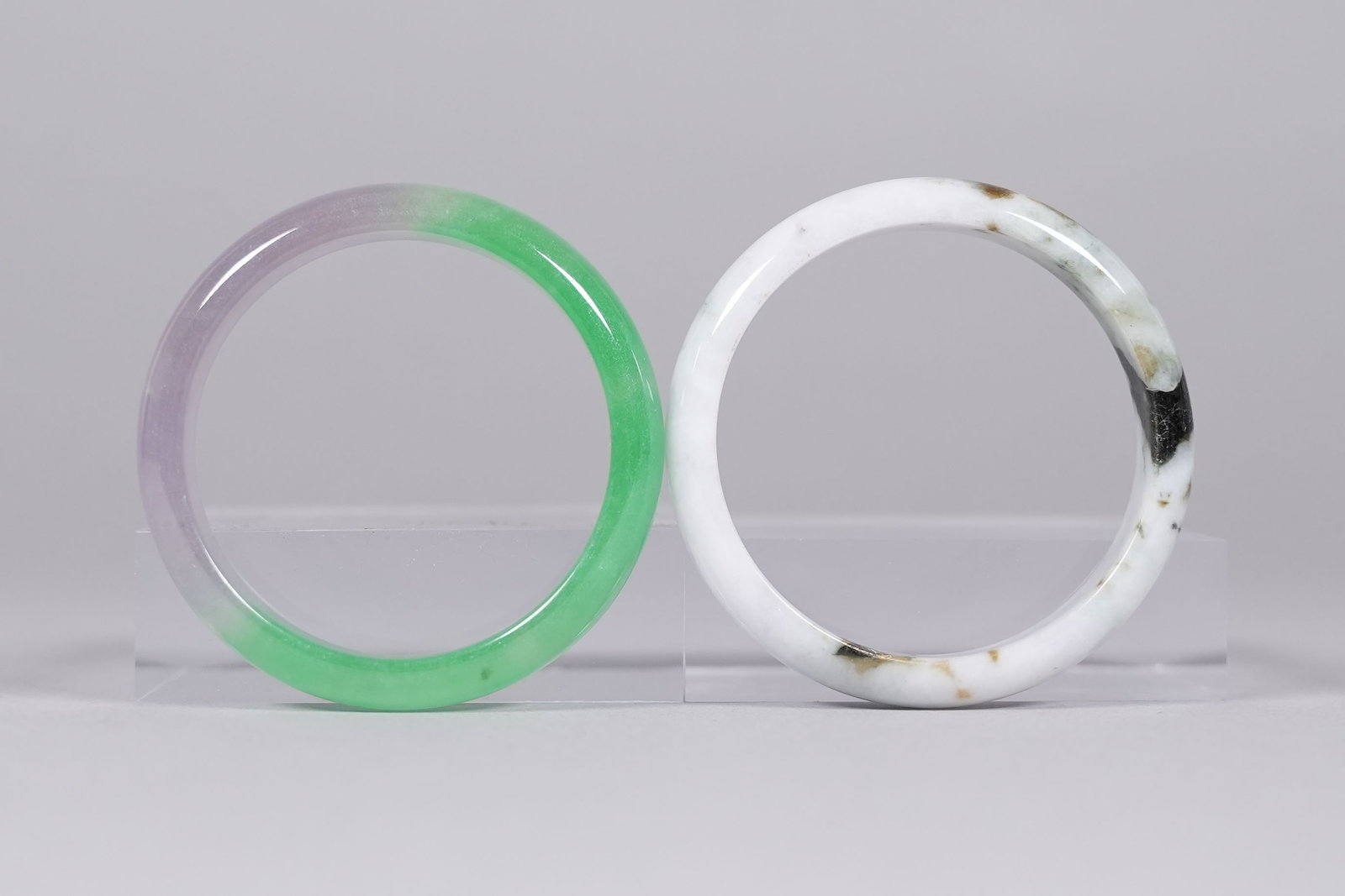 Lots Chinese apple green bangles - 4