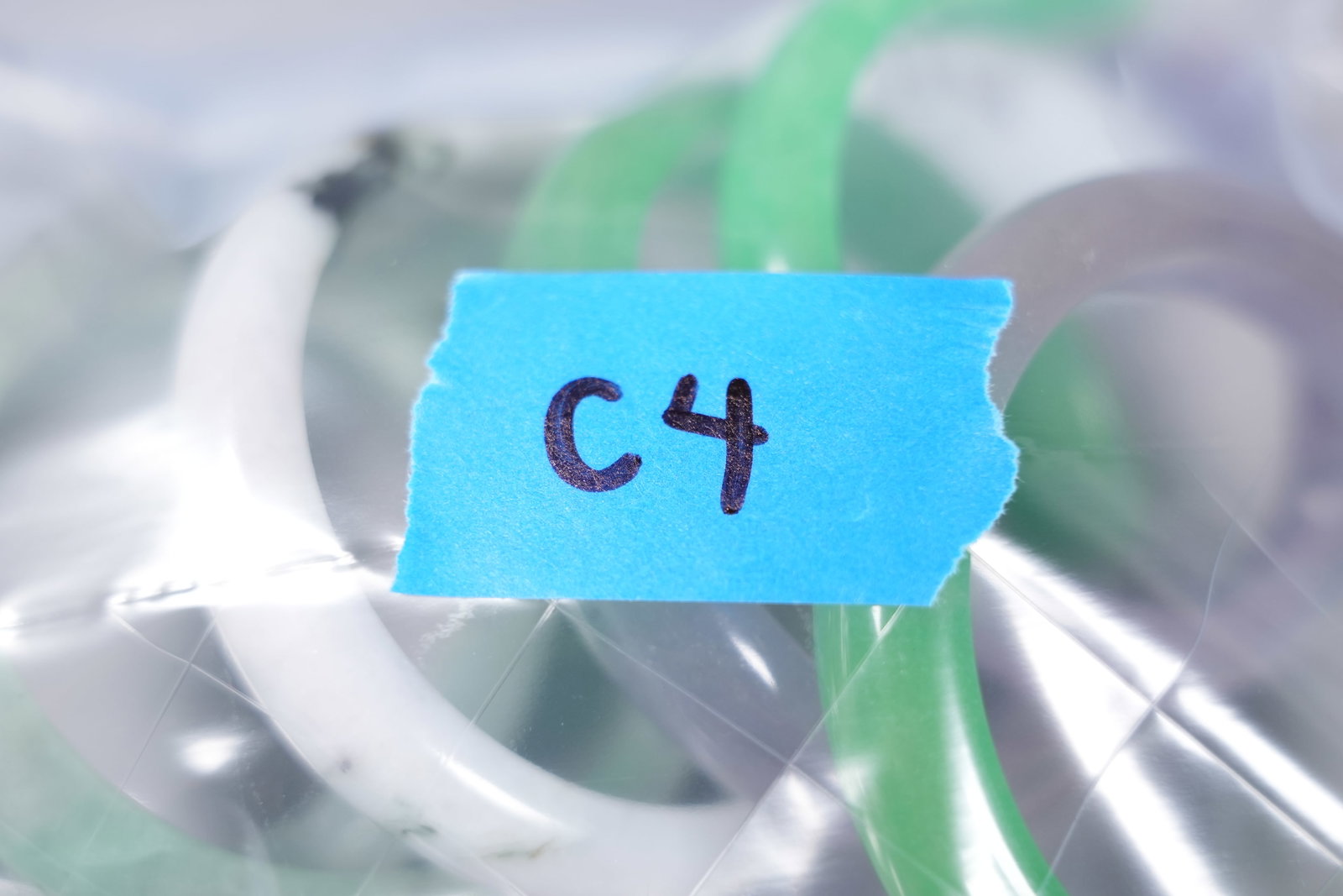 Lots Chinese apple green bangles - 6