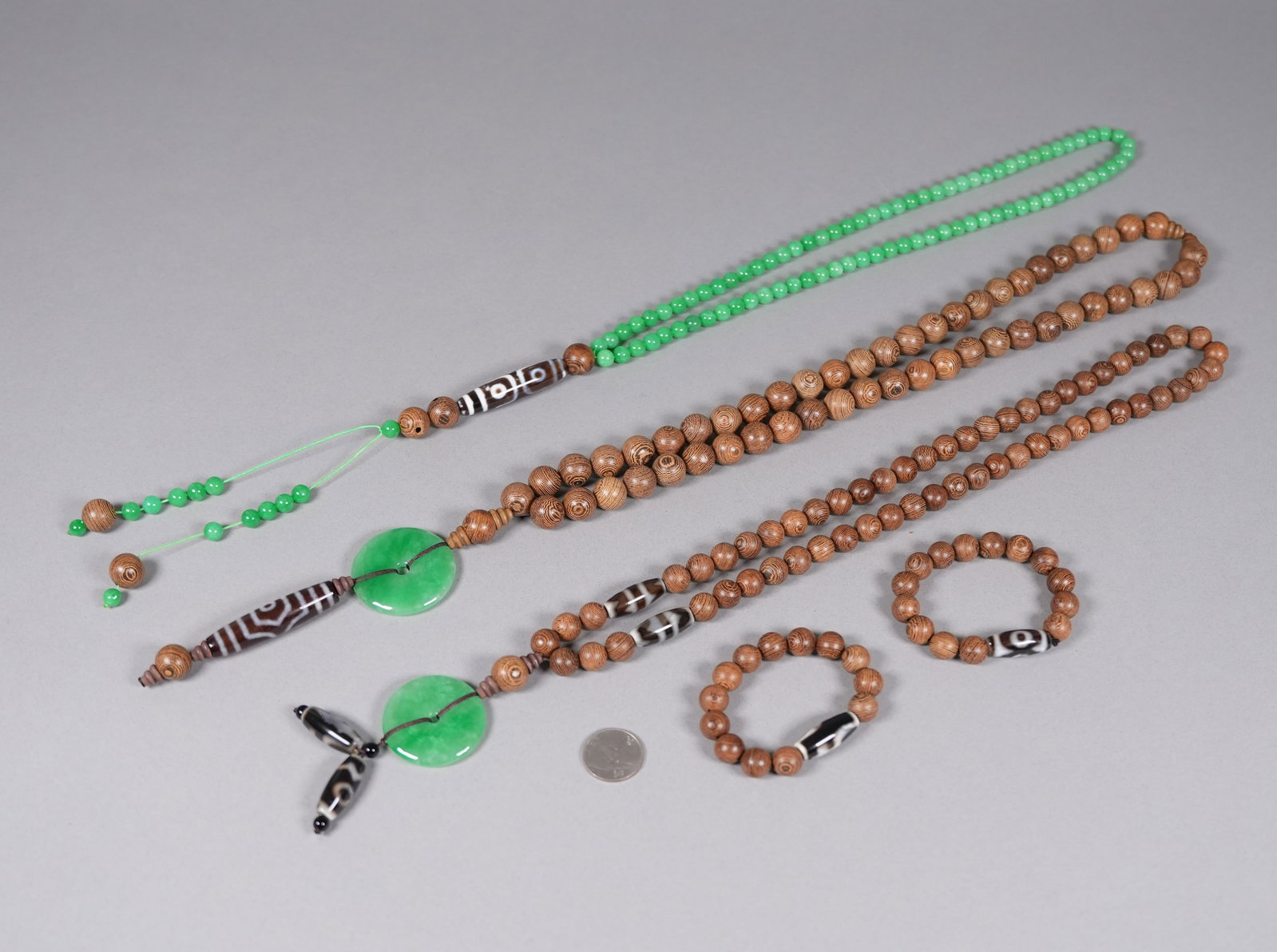 Lots Chinese fine beaded items - 2