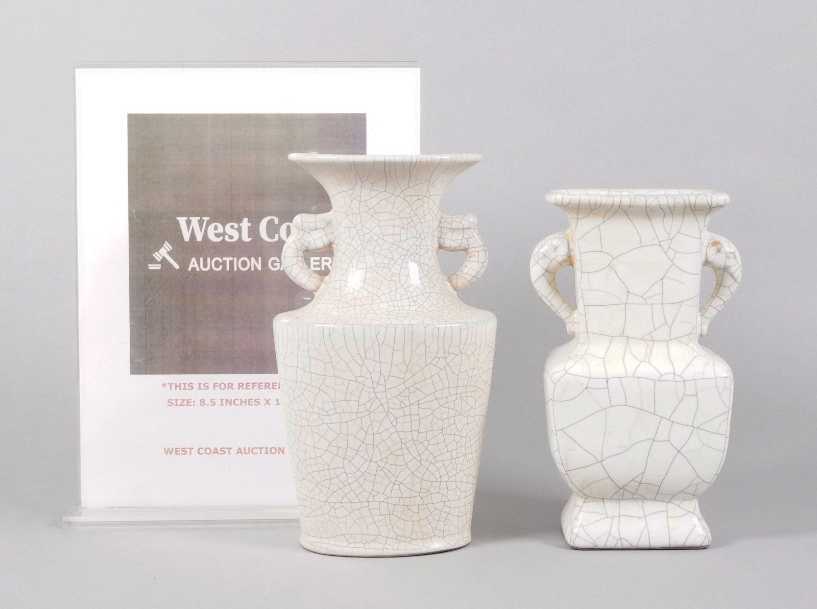 2 Chinese crackled vase - 2