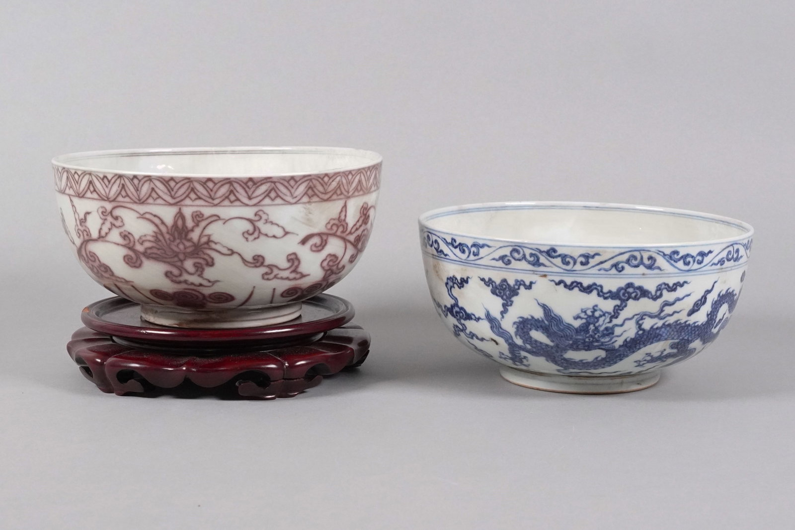 2 Chinese large bowls (1 of 8)