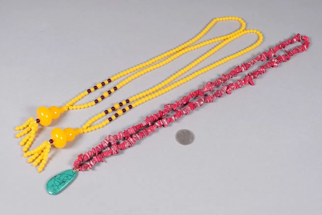 Lots Chinese fine necklaces - 2