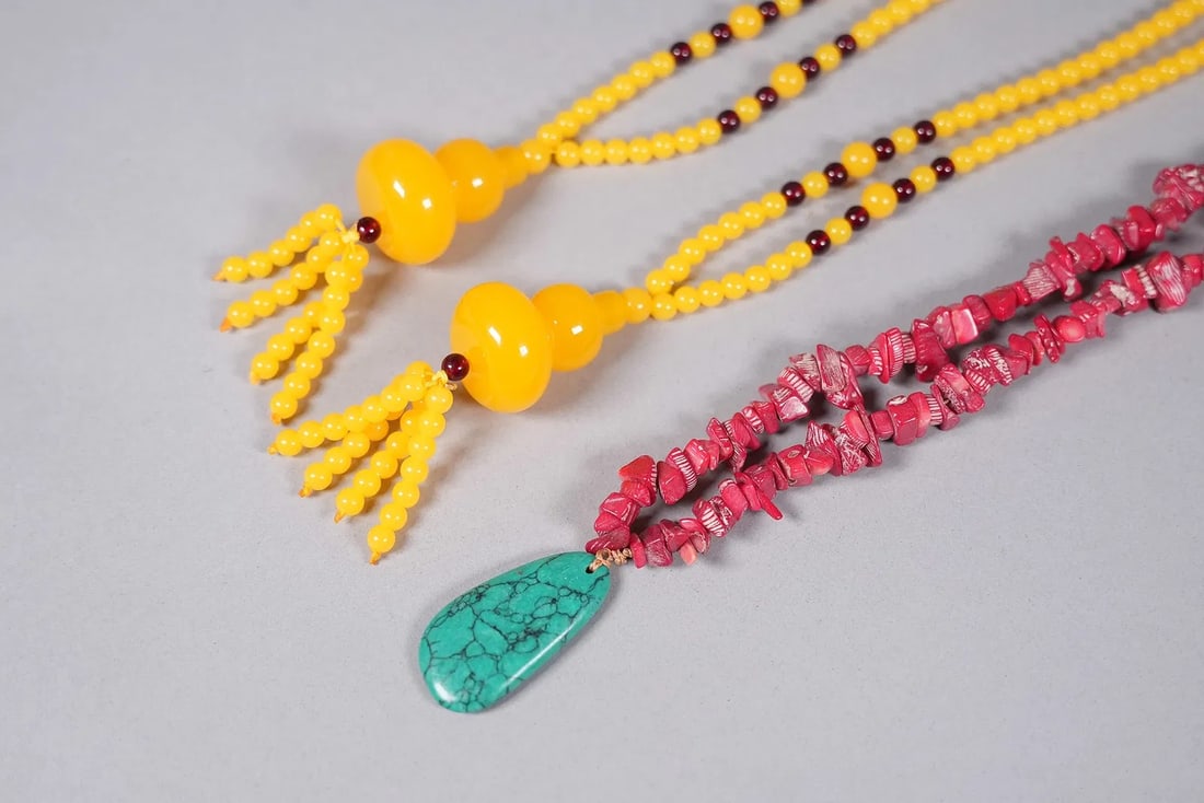 Lots Chinese fine necklaces - 3