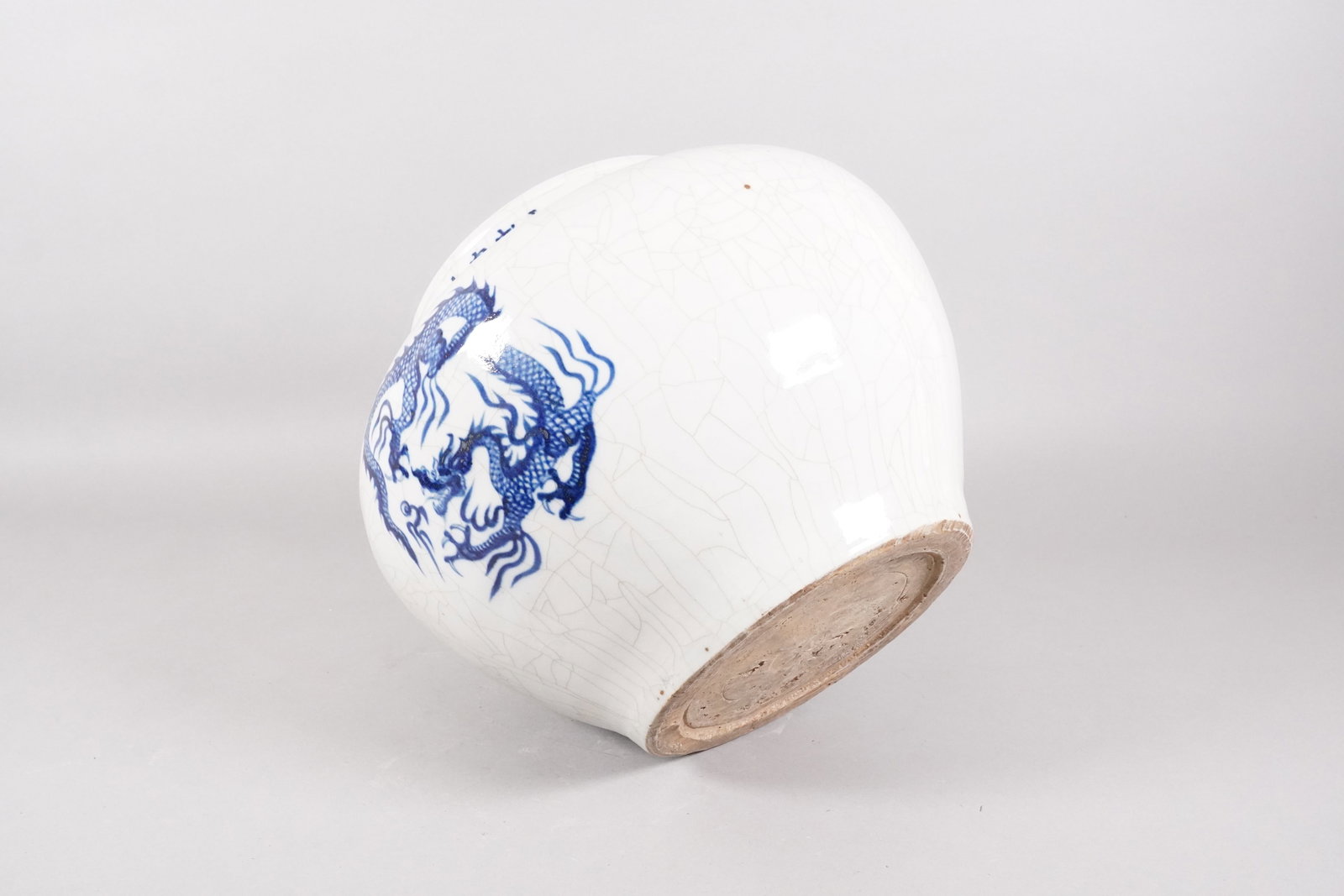 Chinese large crackled jar - 4