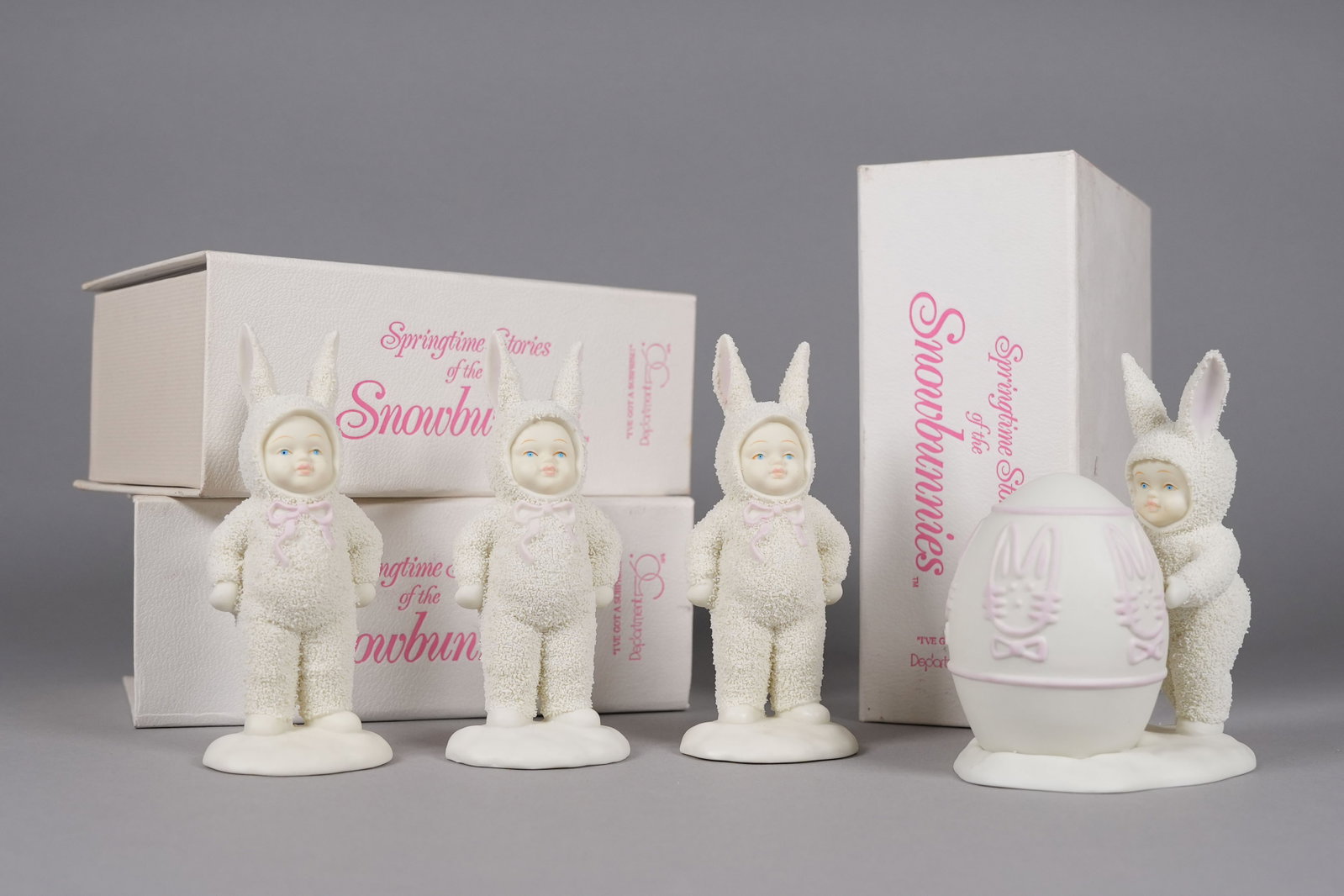 Lots Department 56 figurines: Lots Department 56 figurines, largest H: 4.6" x W: 4.2."