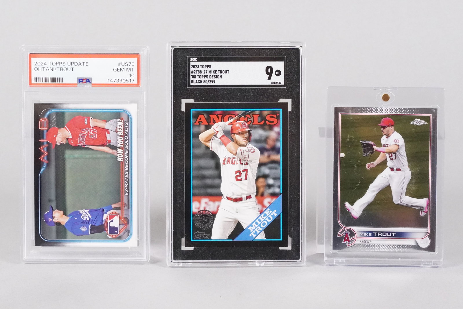Lots Mike Trout baseball cards (1 of 8)